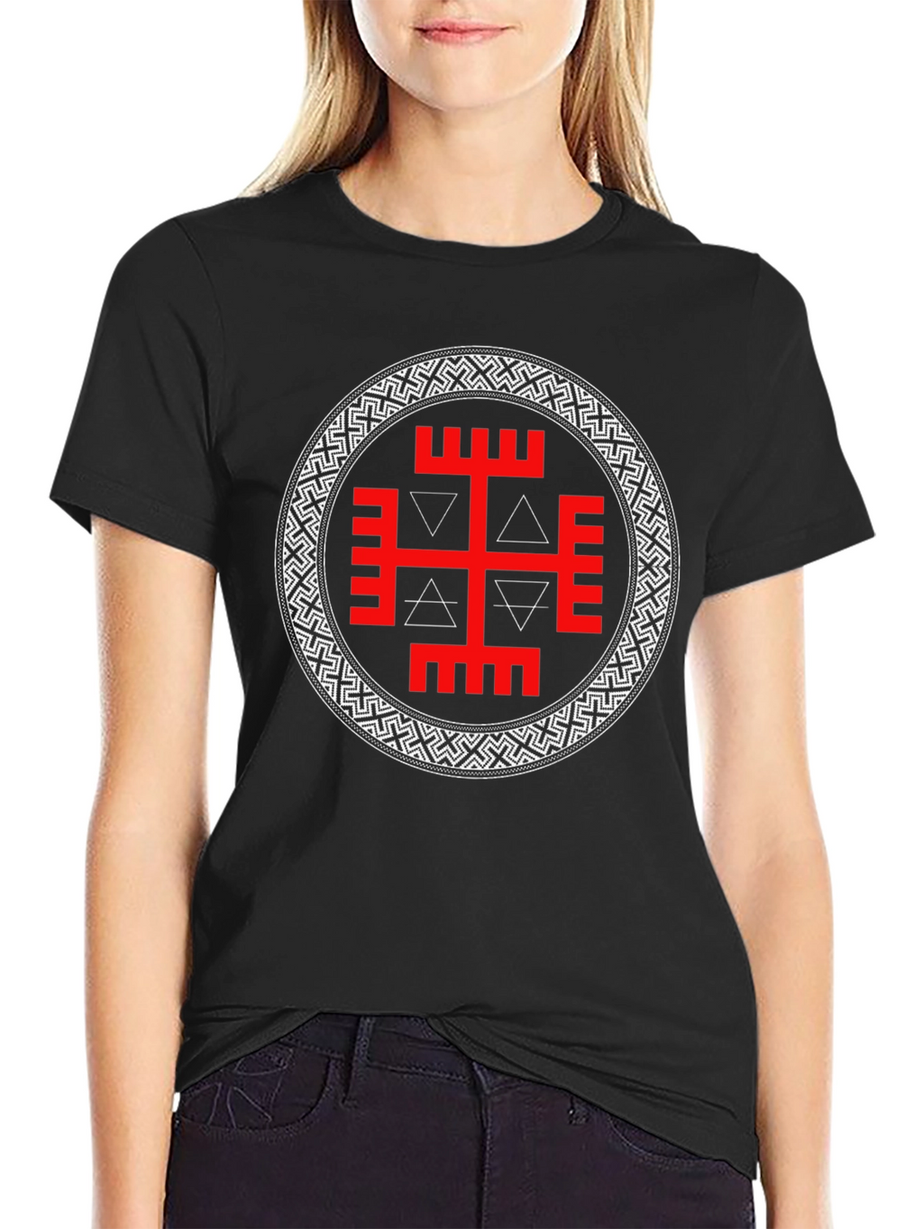 Slavic Symbol T-Shirt - Black