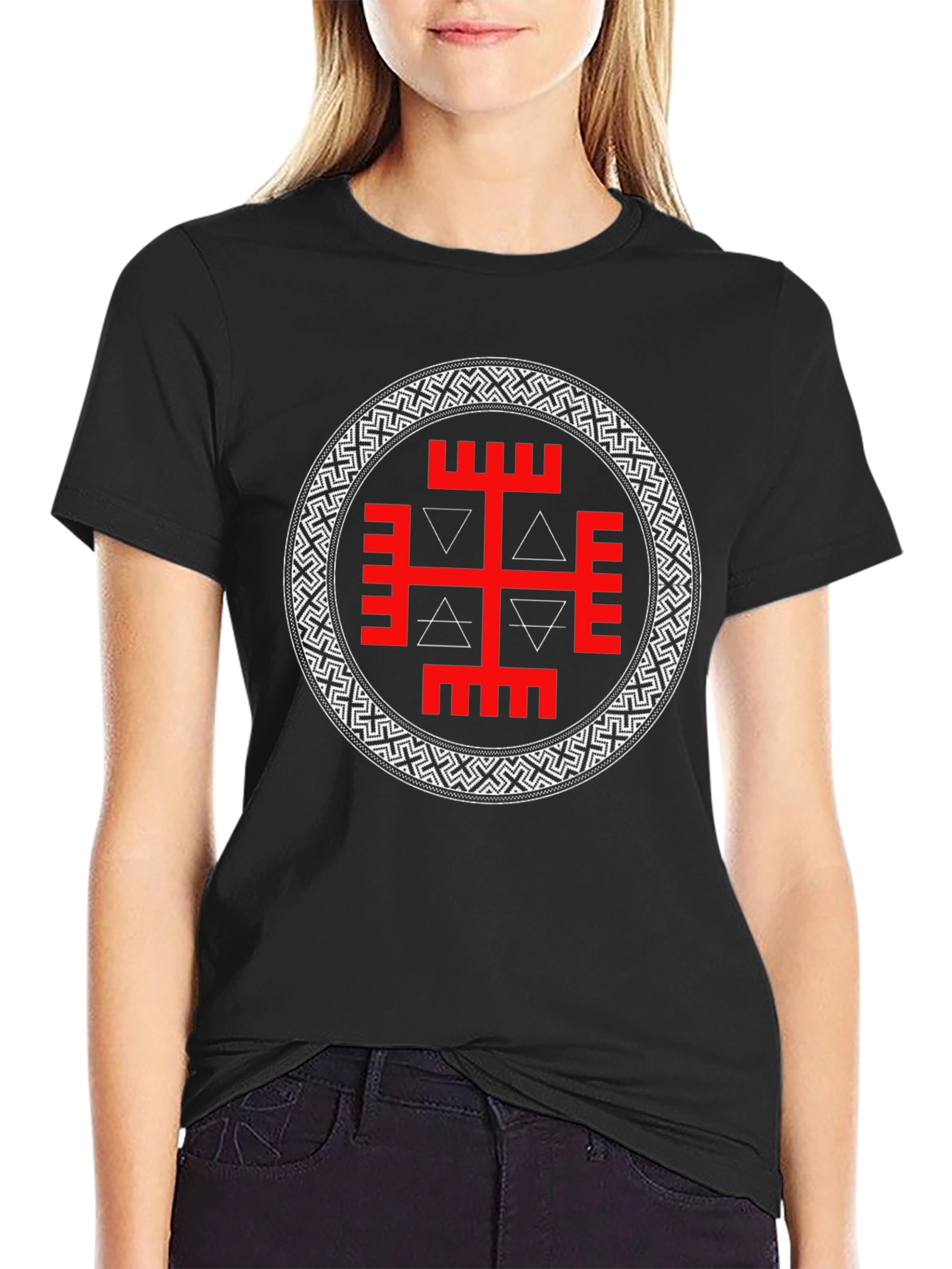 Slavic Symbol T-Shirt - Black