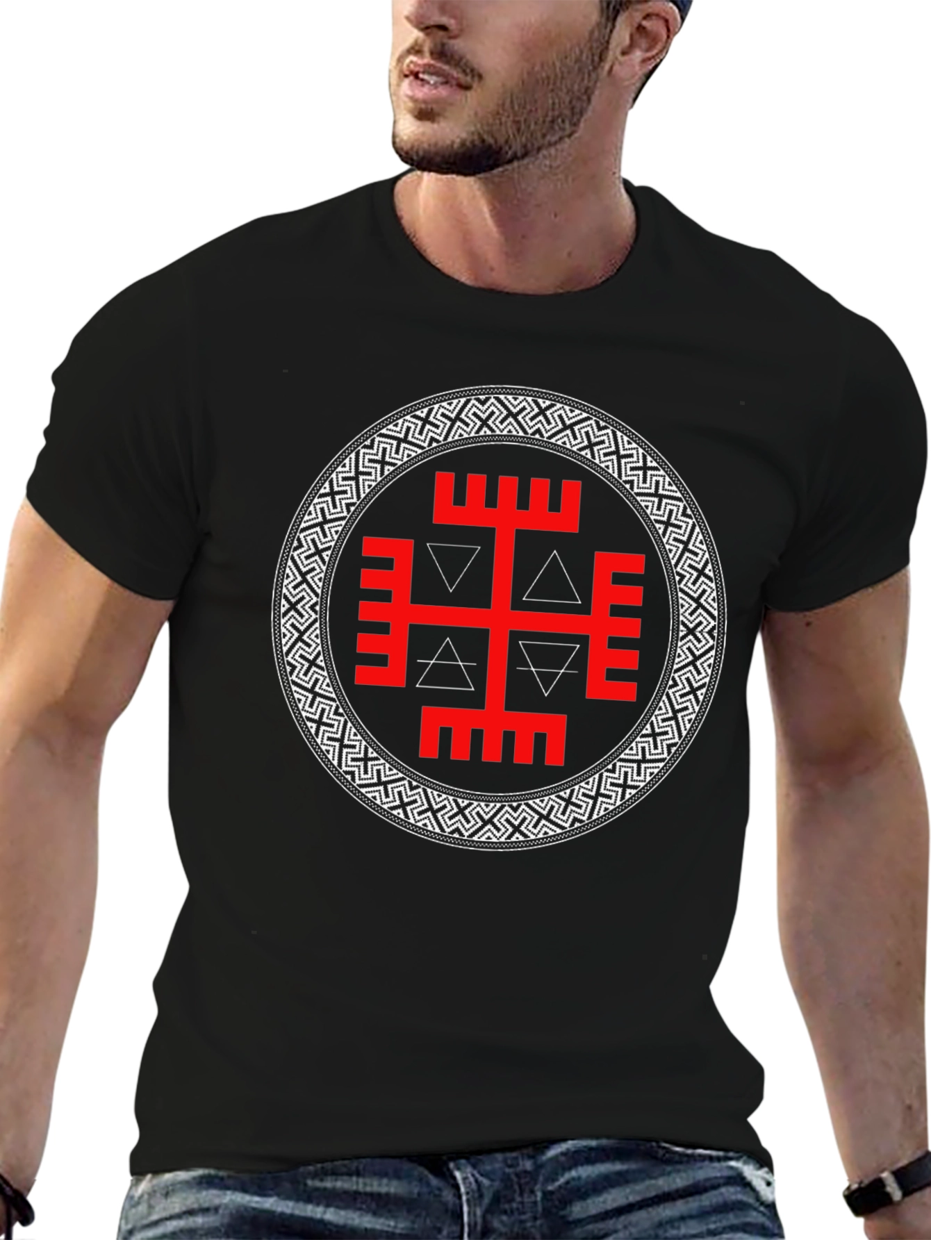 Slavic Symbol T-Shirt - Black