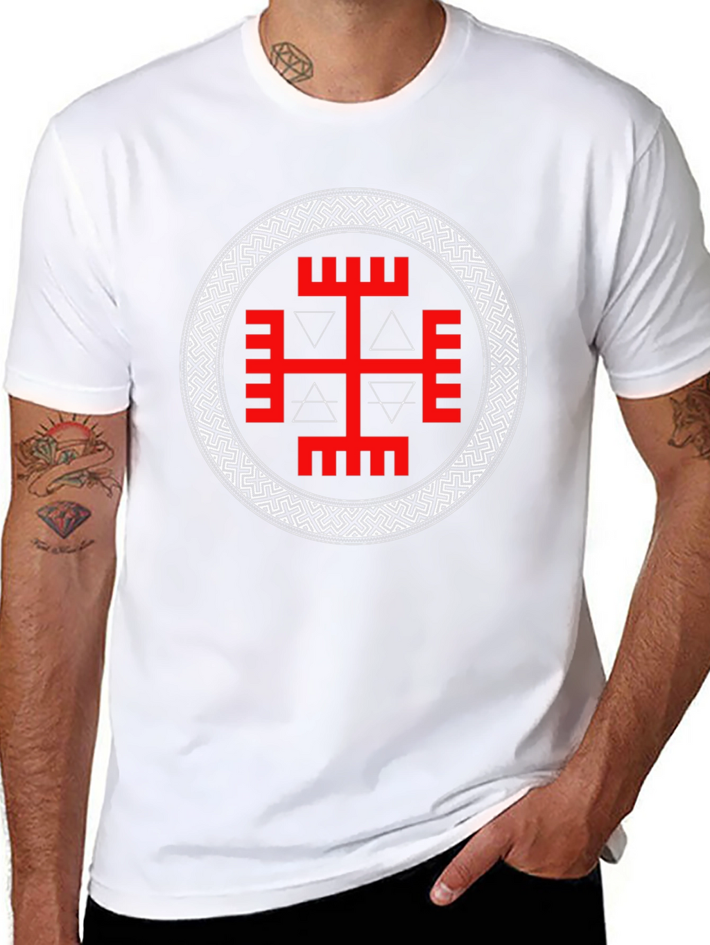 Slavic Symbol T-Shirt - Black