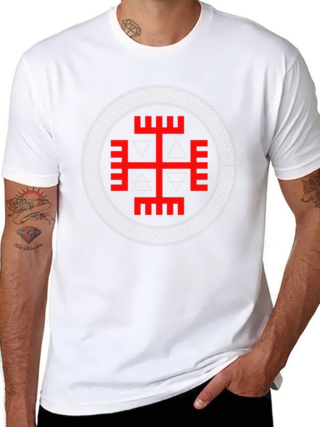 Slavic Symbol T-Shirt - Black