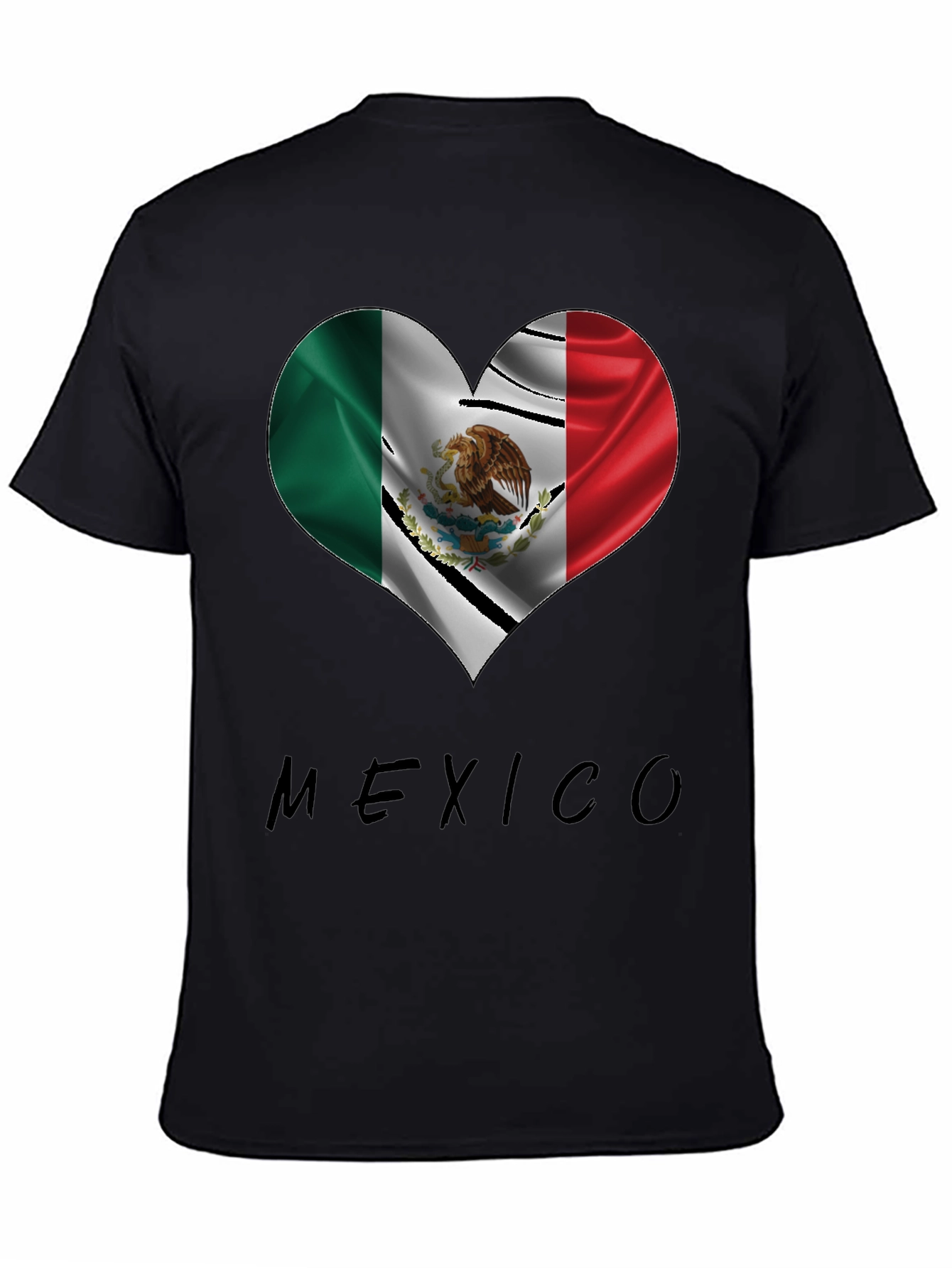 Mexico Heart Flag T-Shirt - Show Your Pride!