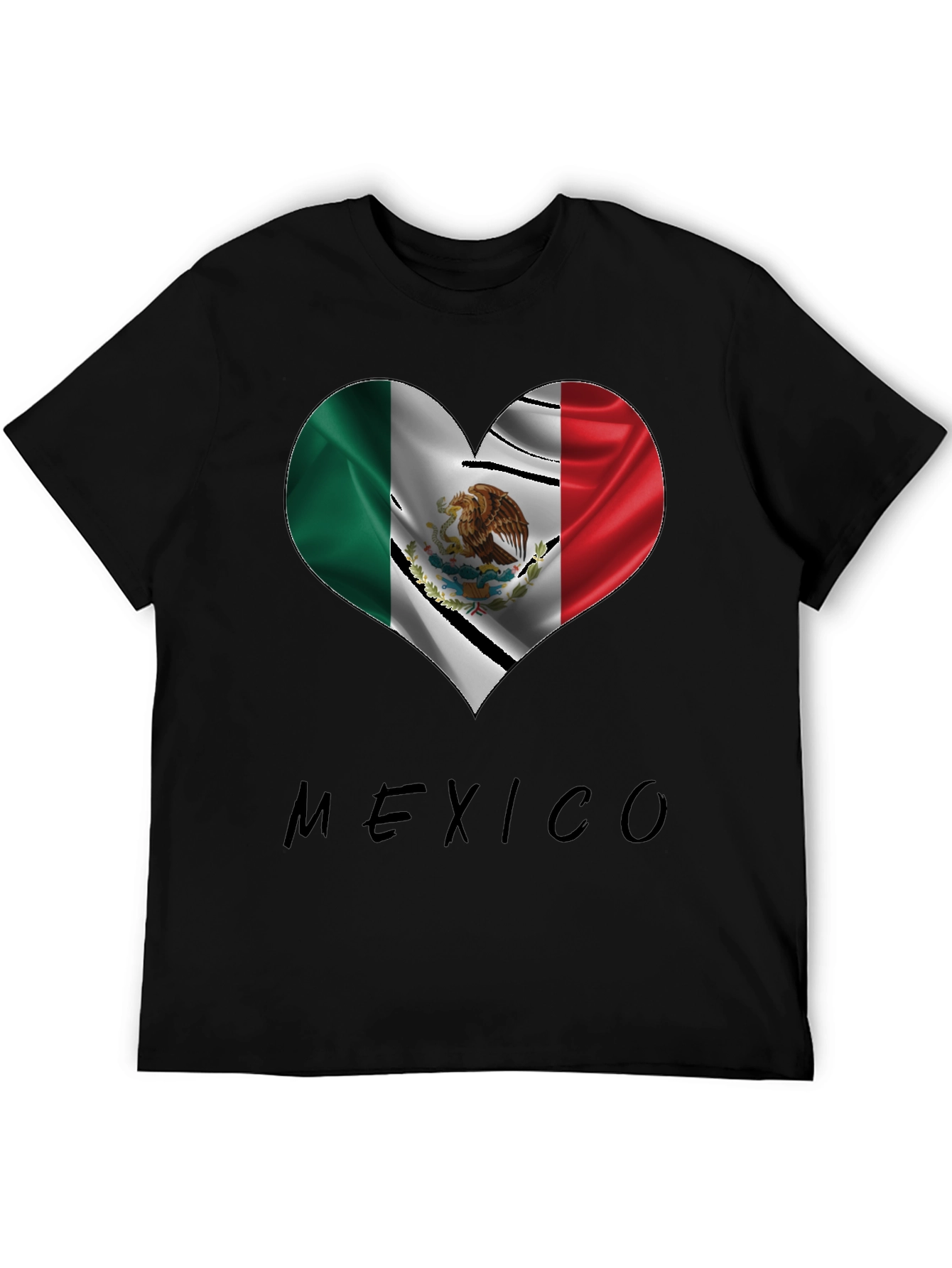 Mexico Heart Flag T-Shirt - Show Your Pride!