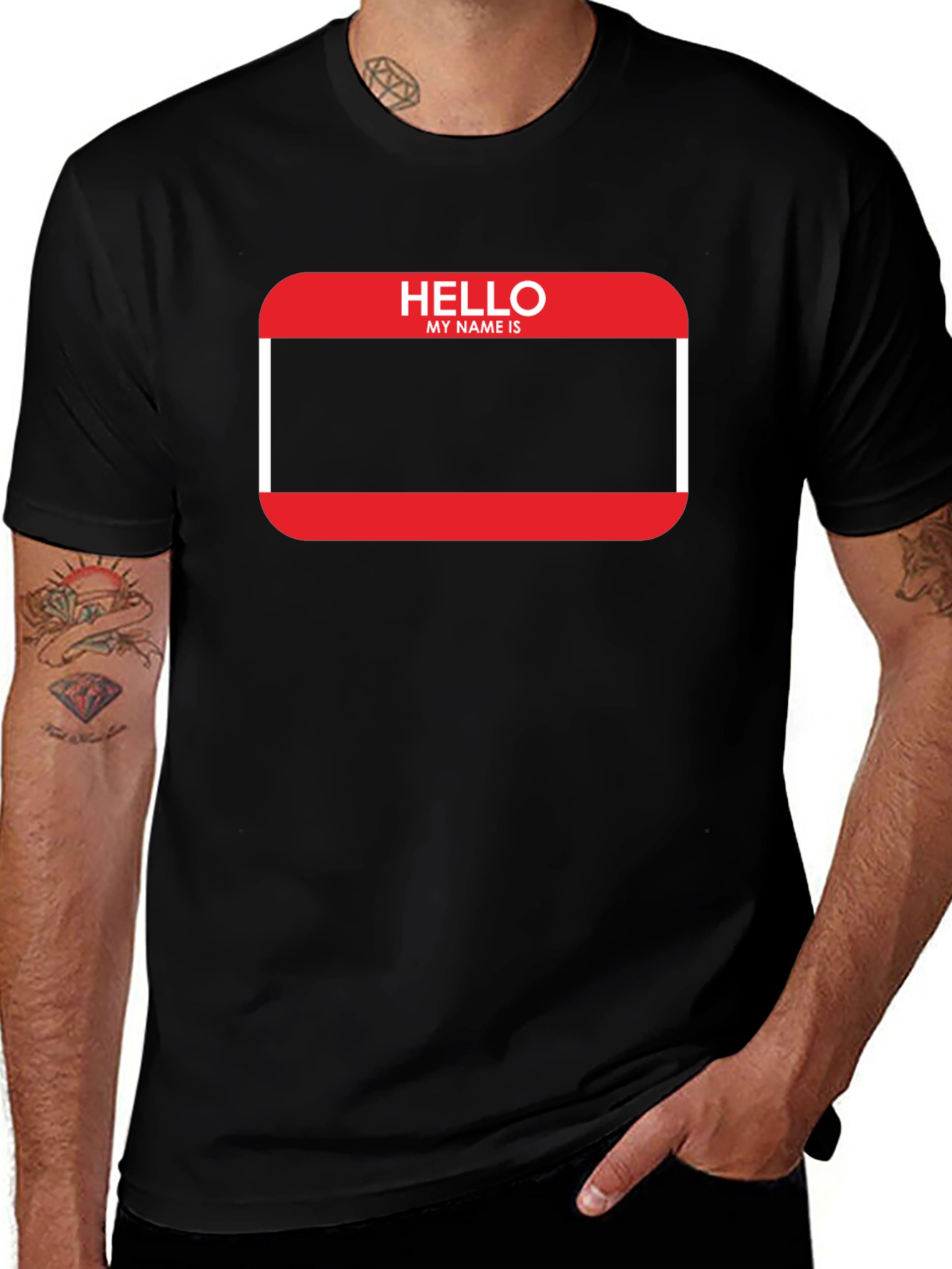 Hello My Name Is T-Shirt - Fun Introvert Tee