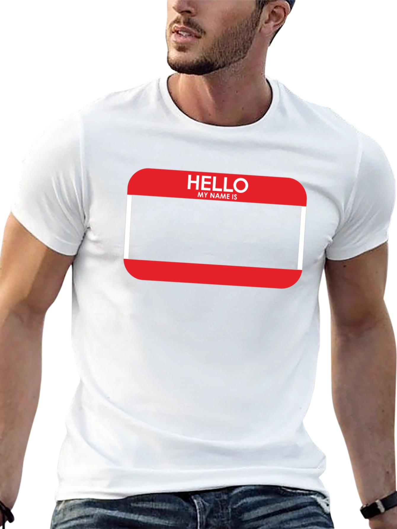 Hello My Name Is T-Shirt - Fun Introvert Tee