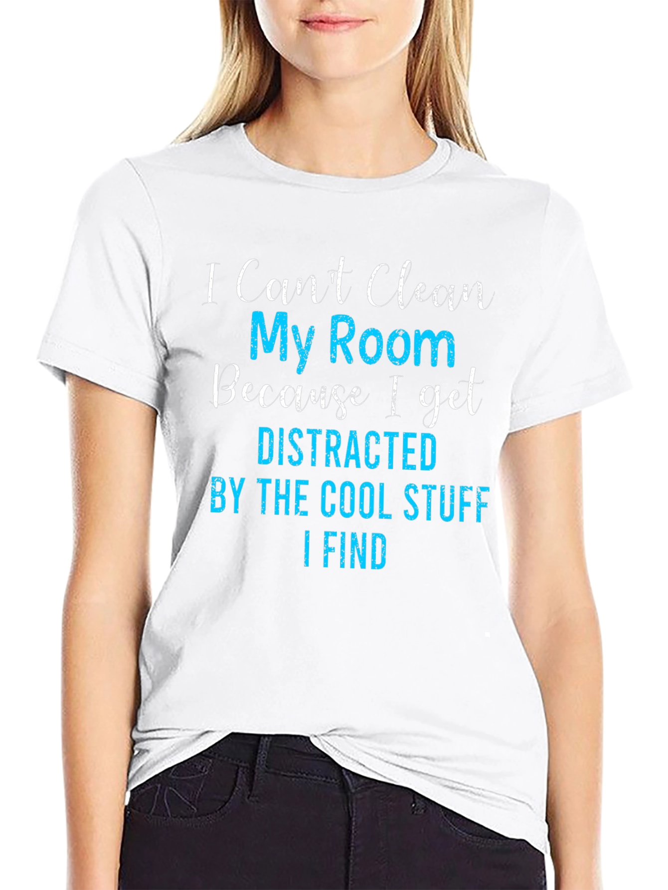 Funny Distracted By Cool Stuff T-Shirt