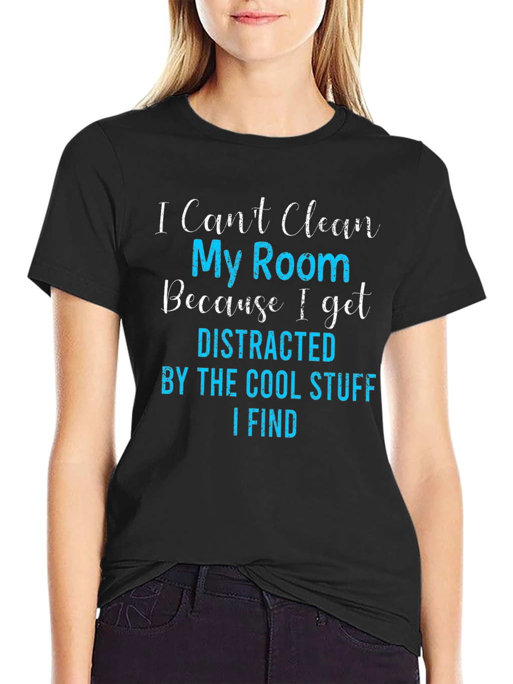 Funny Distracted By Cool Stuff T-Shirt