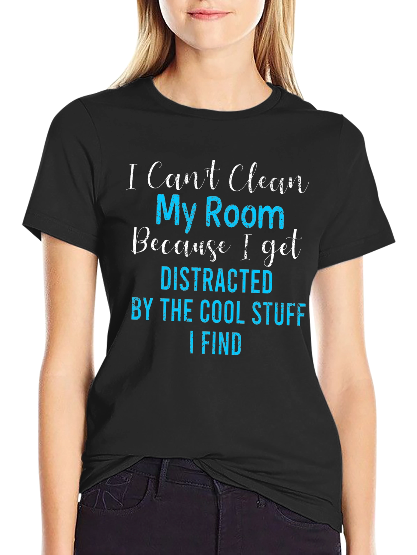 Funny Distracted By Cool Stuff T-Shirt