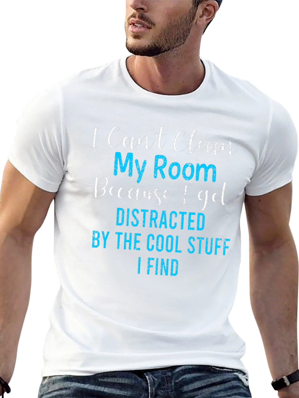 Funny Distracted By Cool Stuff T-Shirt