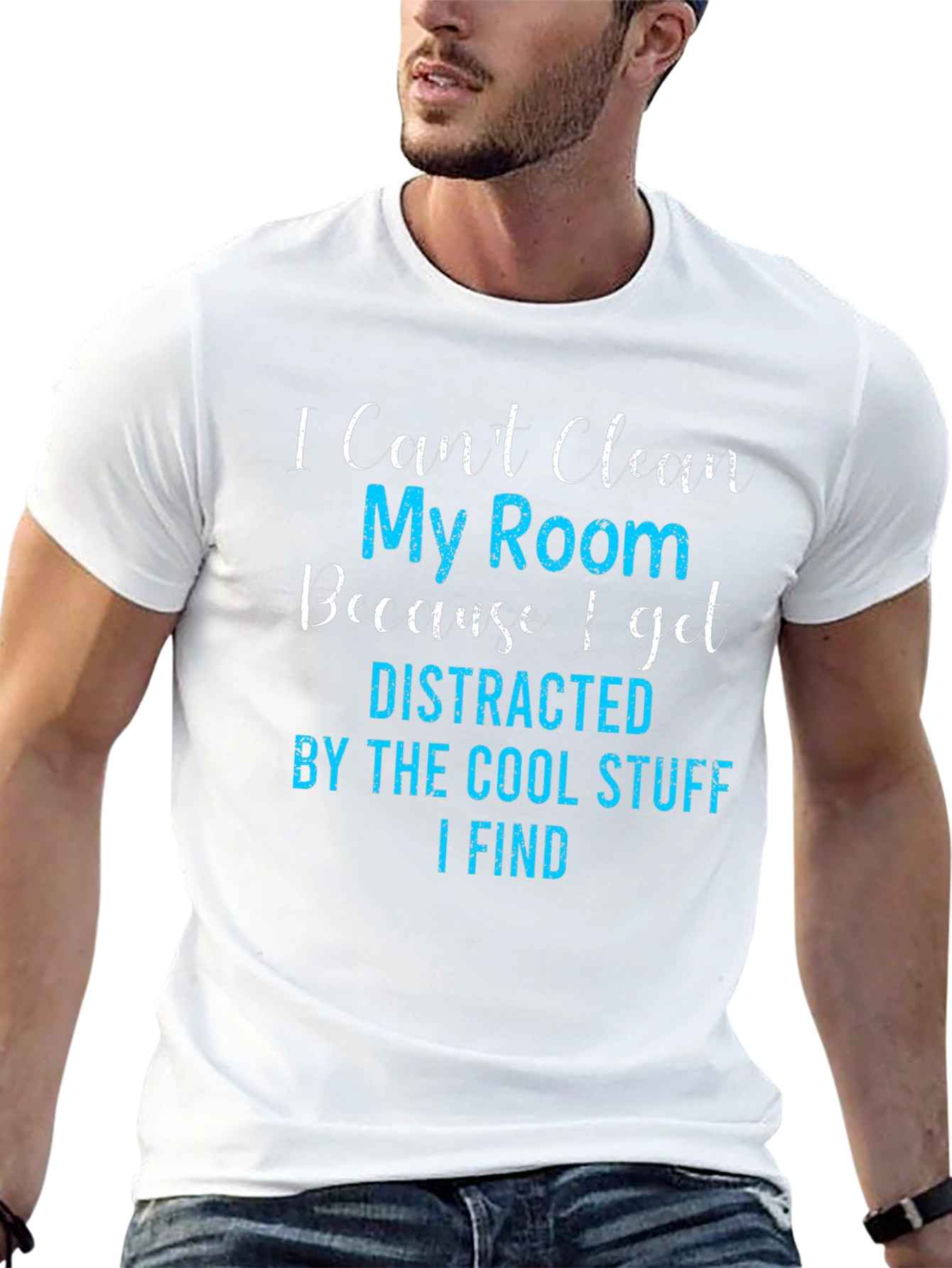 Funny Distracted By Cool Stuff T-Shirt