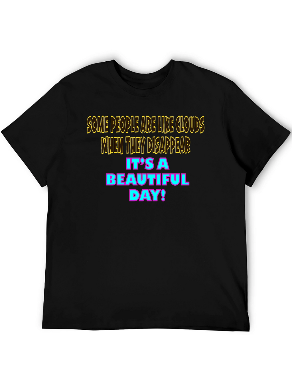 Humorous Cloud Graphic T-Shirt