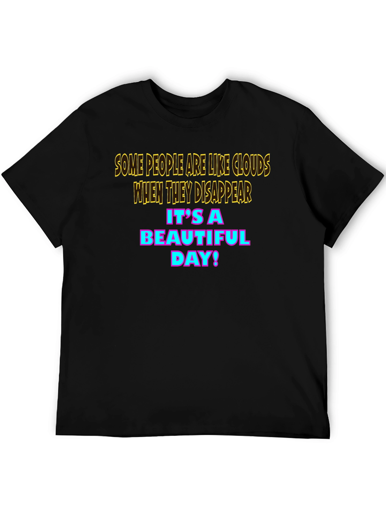 Humorous Cloud Graphic T-Shirt