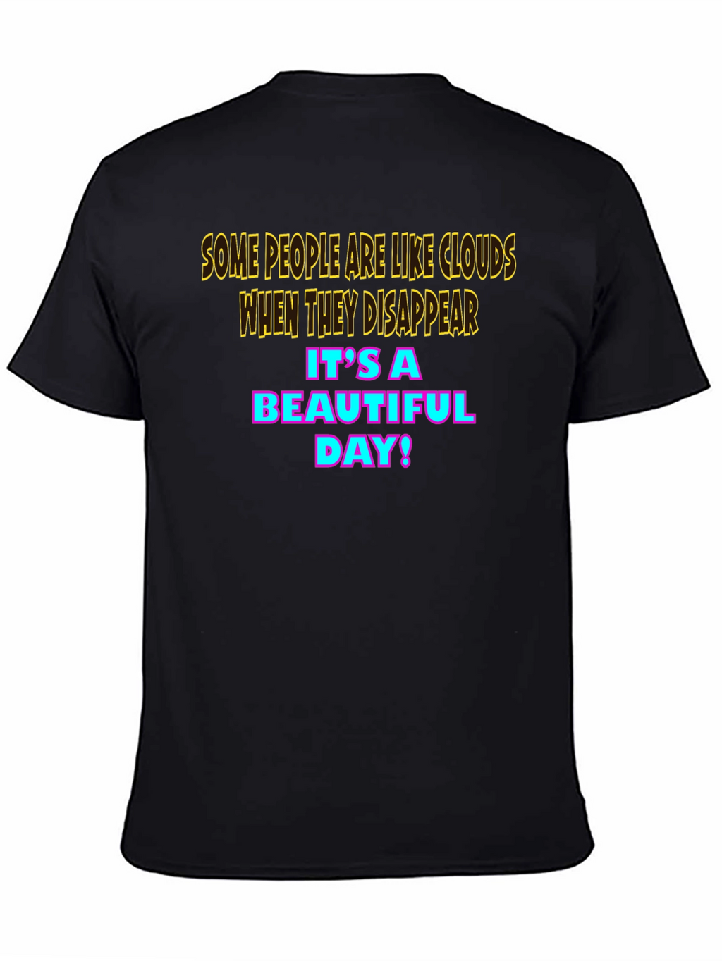 Humorous Cloud Graphic T-Shirt
