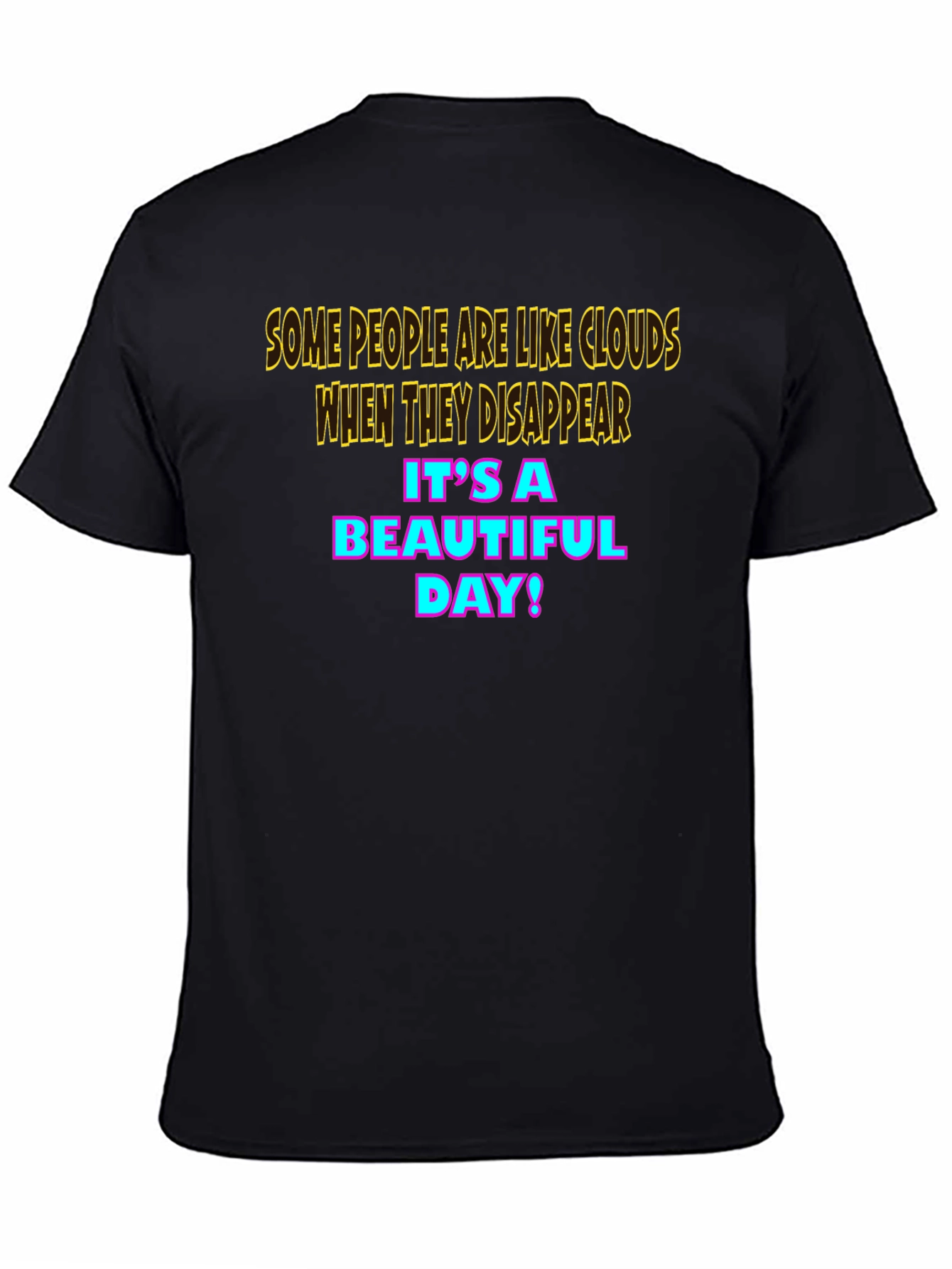 Humorous Cloud Graphic T-Shirt
