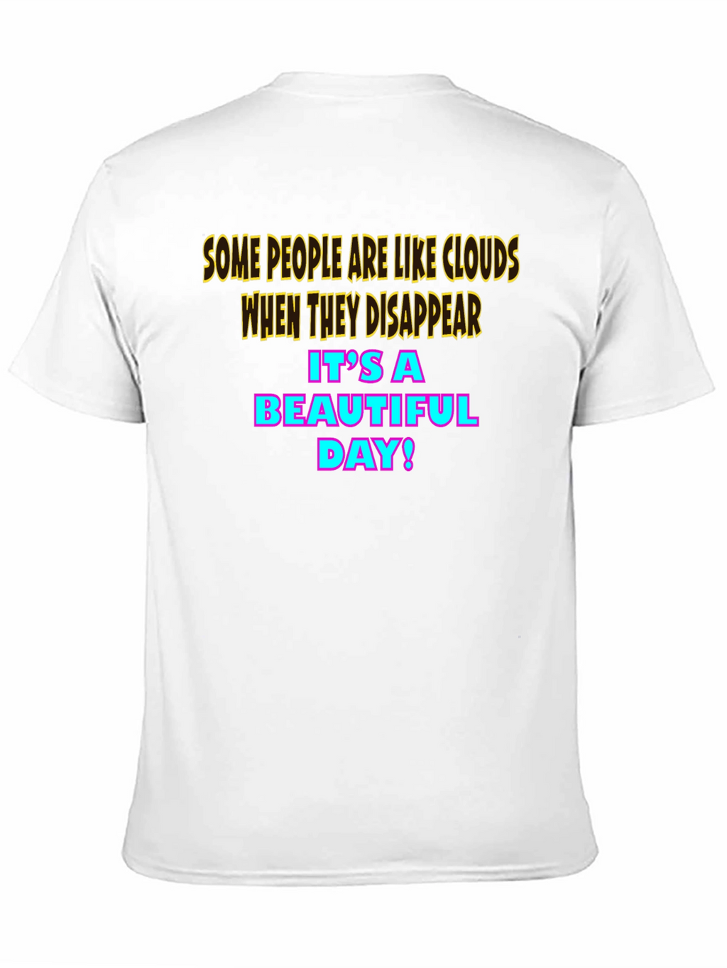 Humorous Cloud Graphic T-Shirt