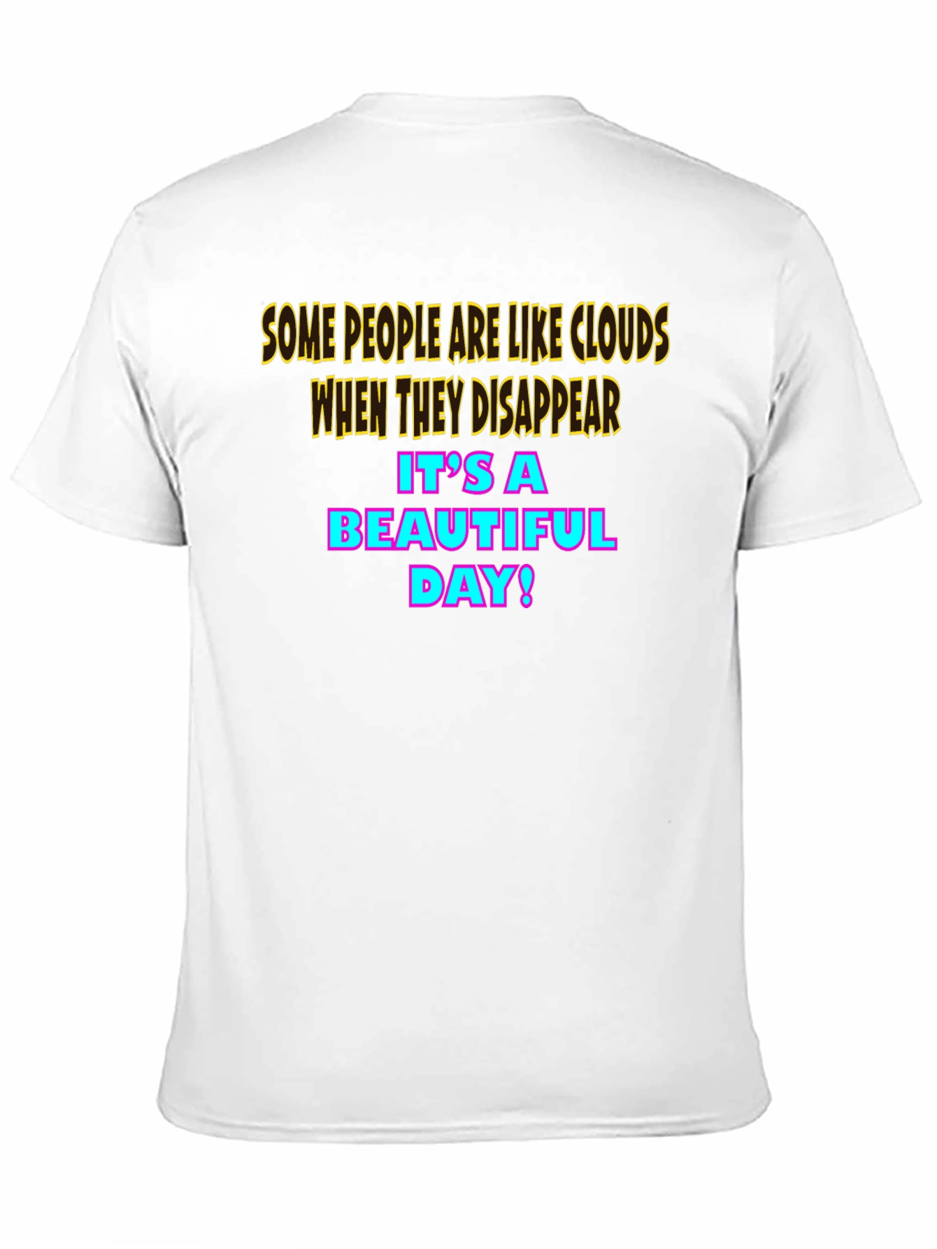 Humorous Cloud Graphic T-Shirt