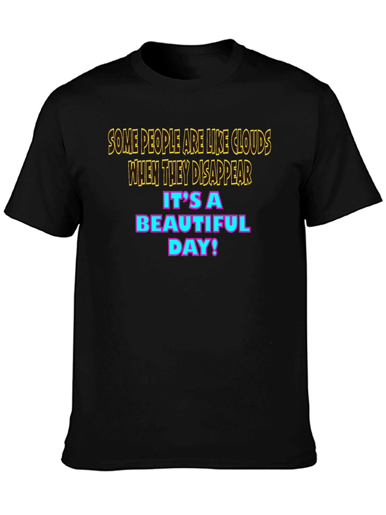 Humorous Cloud Graphic T-Shirt