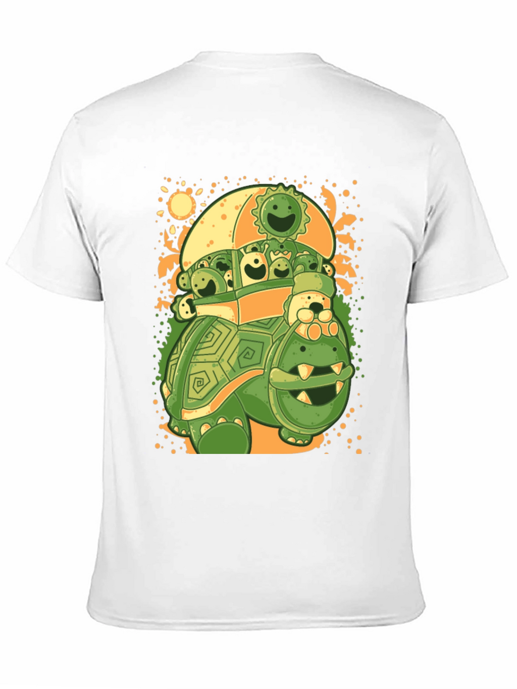 Turtle with Friends Graphic T-Shirt