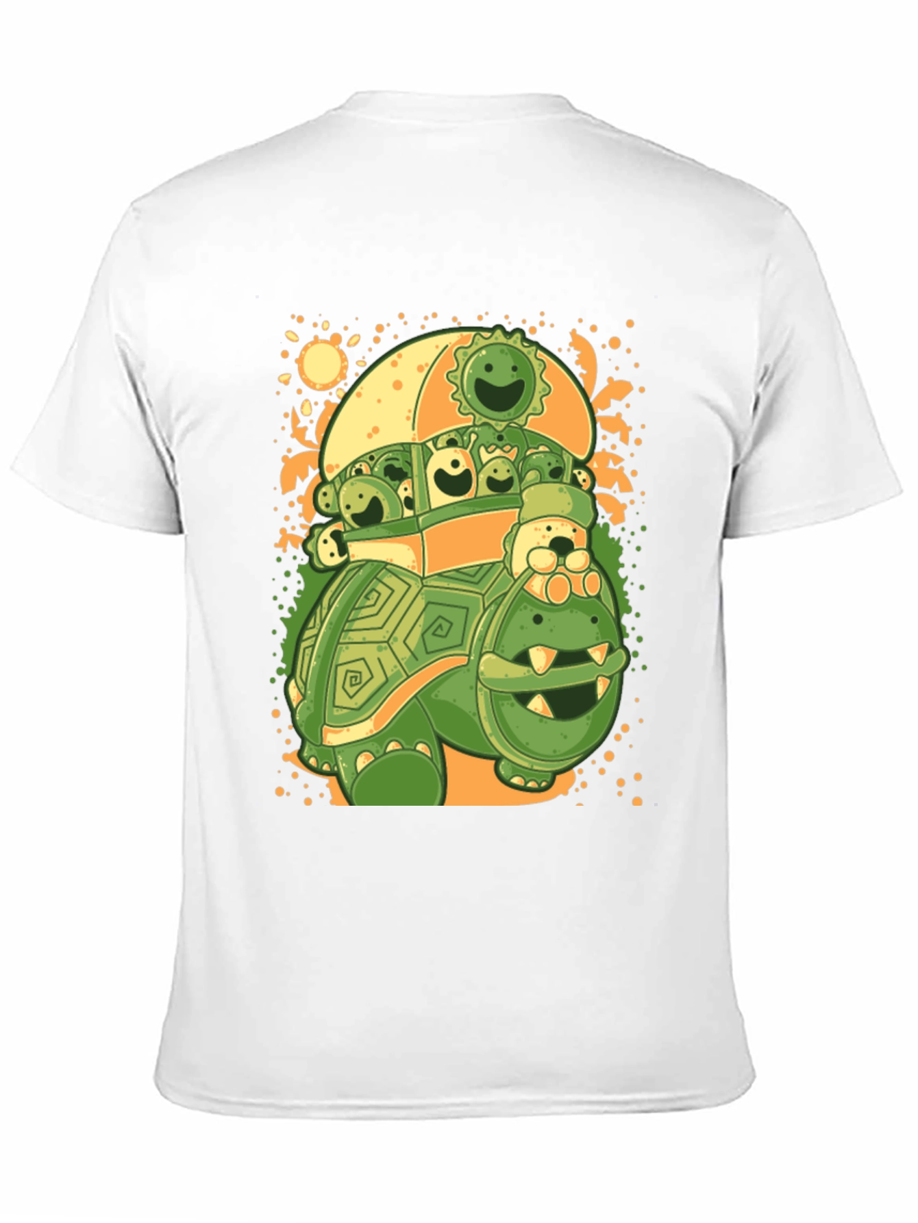 Turtle with Friends Graphic T-Shirt