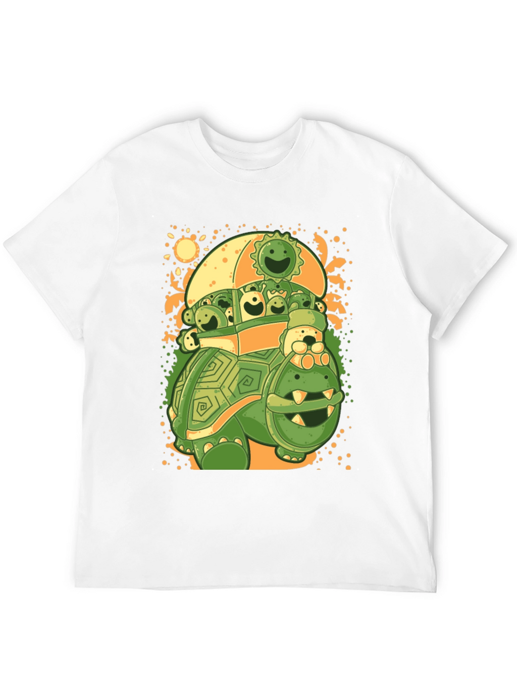Turtle with Friends Graphic T-Shirt