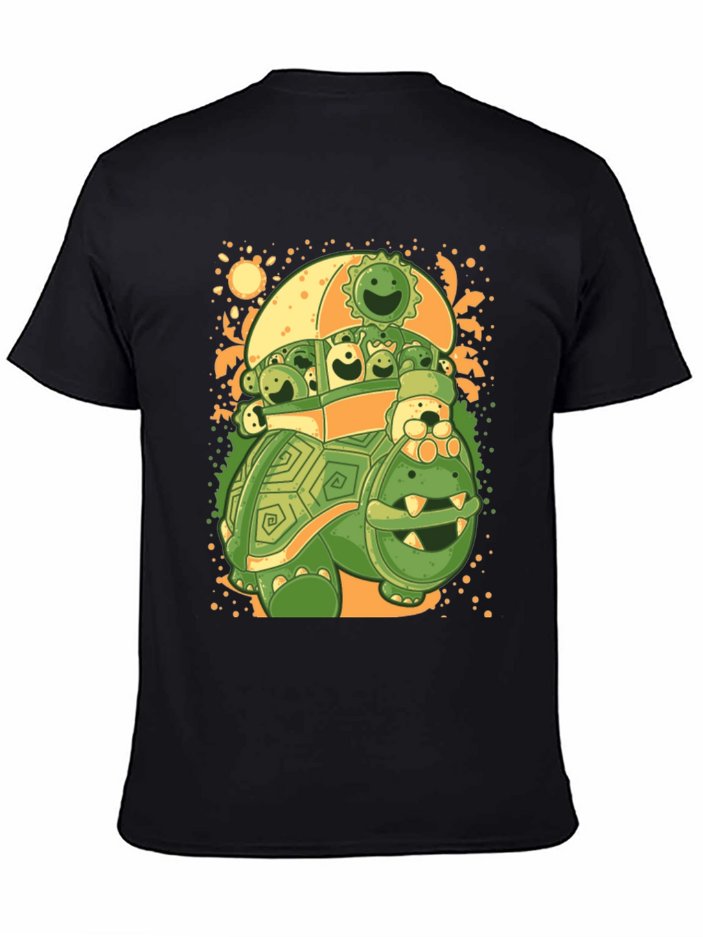 Turtle with Friends Graphic T-Shirt