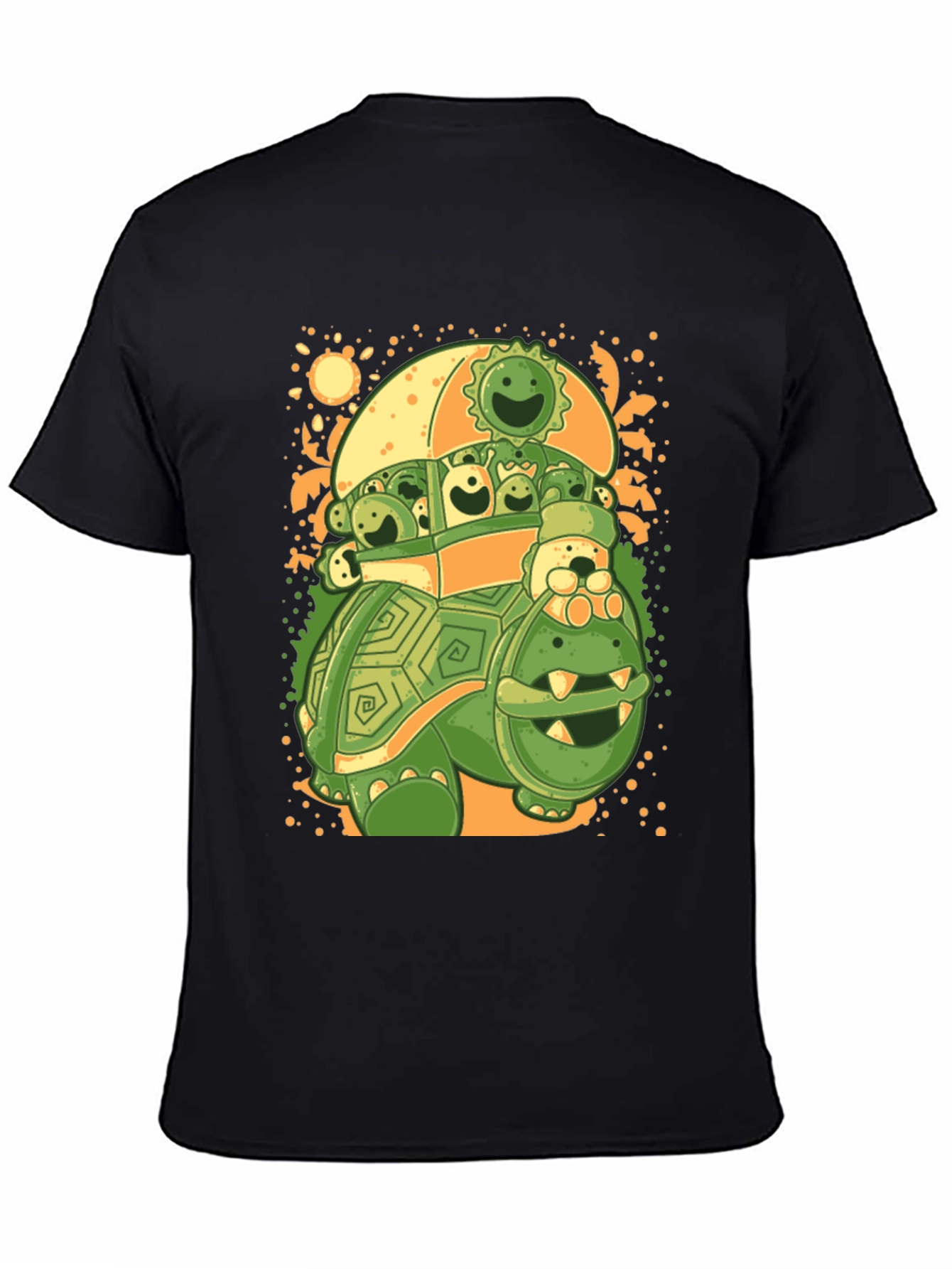 Turtle with Friends Graphic T-Shirt
