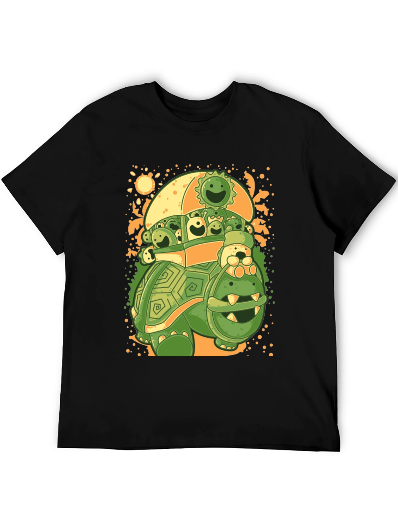 Turtle with Friends Graphic T-Shirt