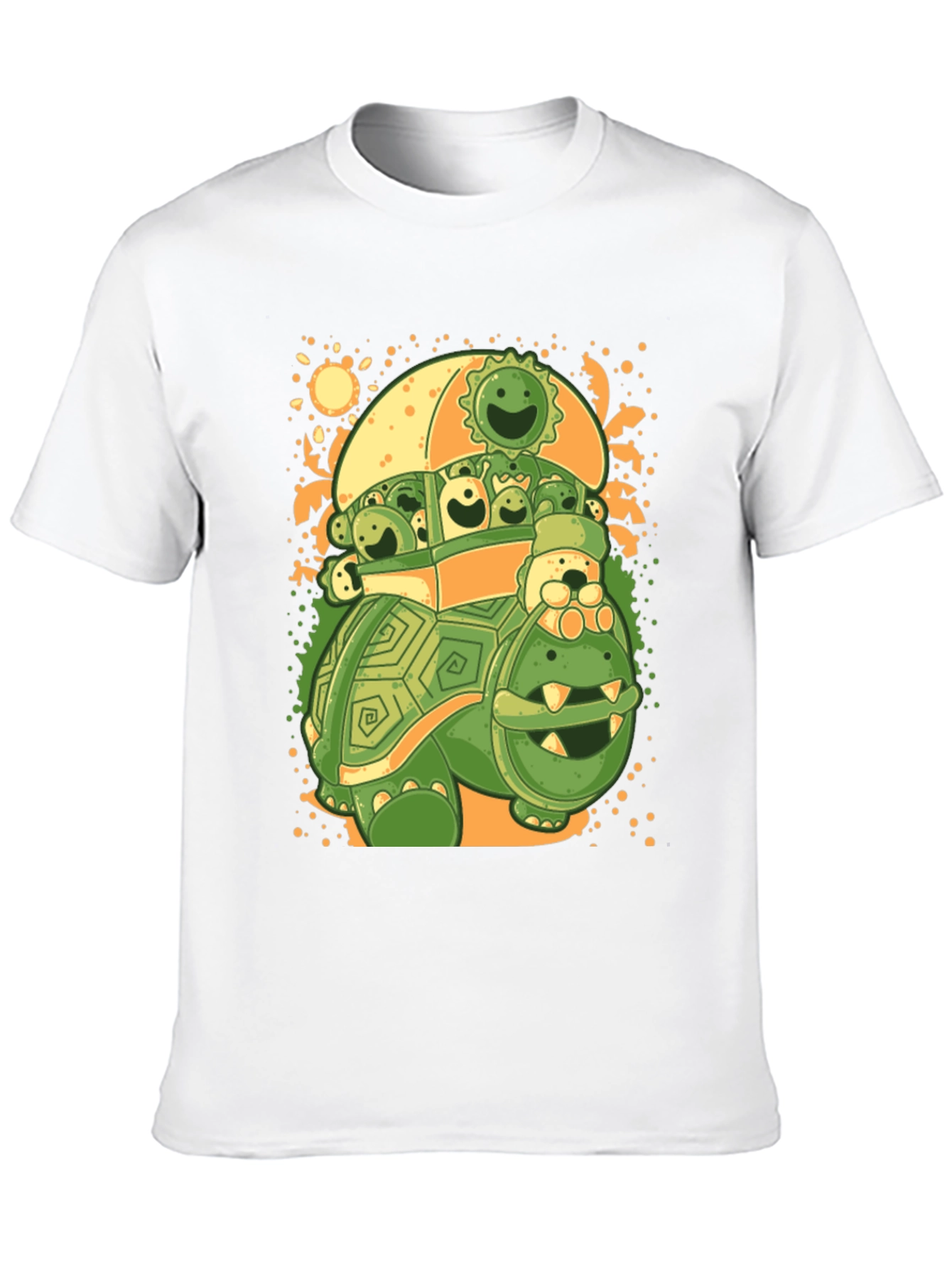 Turtle with Friends Graphic T-Shirt
