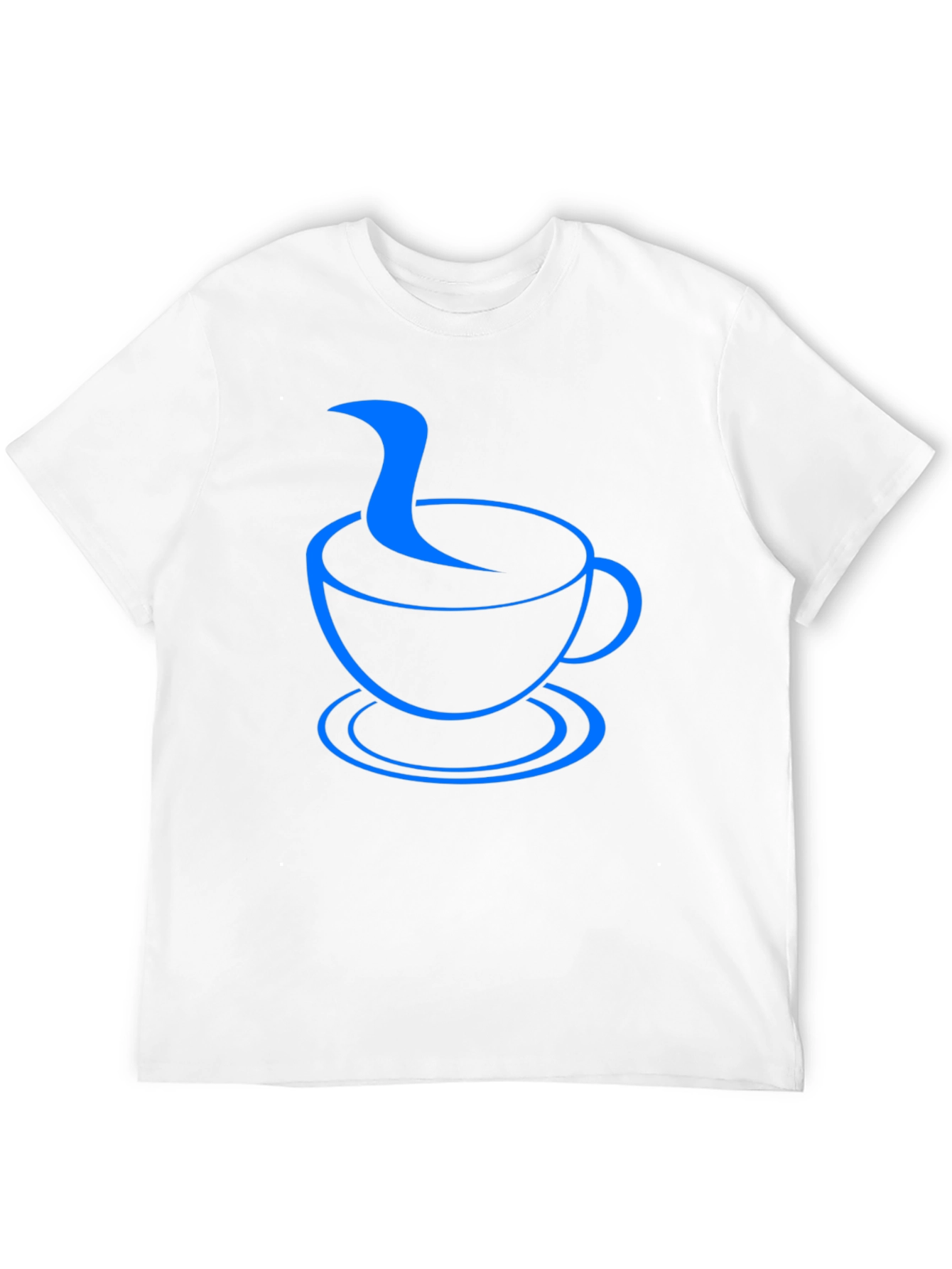 Coffee Cup Graphic Tee - Black Casual T-Shirt