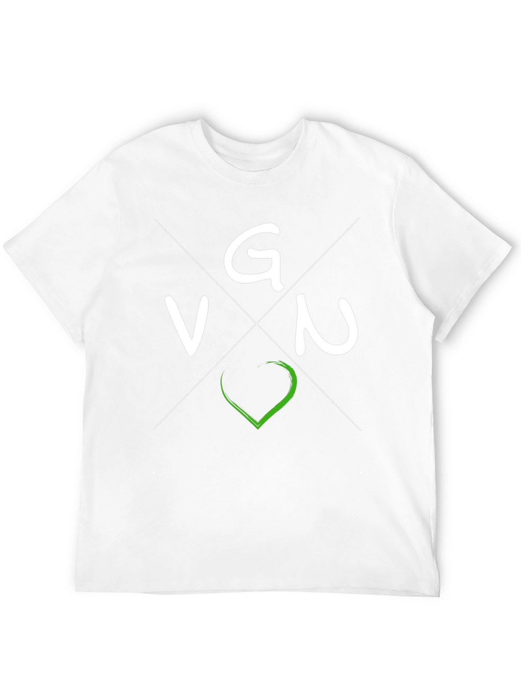 Vegan VGN T-Shirt - Black Crew Neck