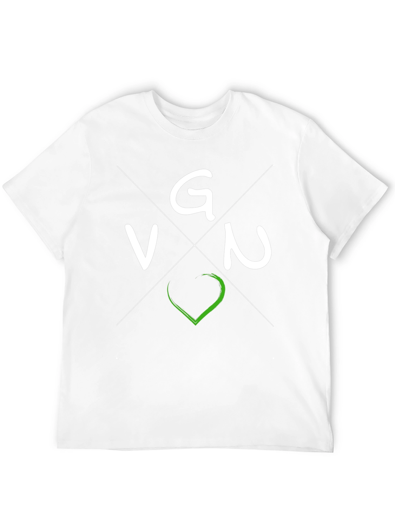 Vegan VGN T-Shirt - Black Crew Neck