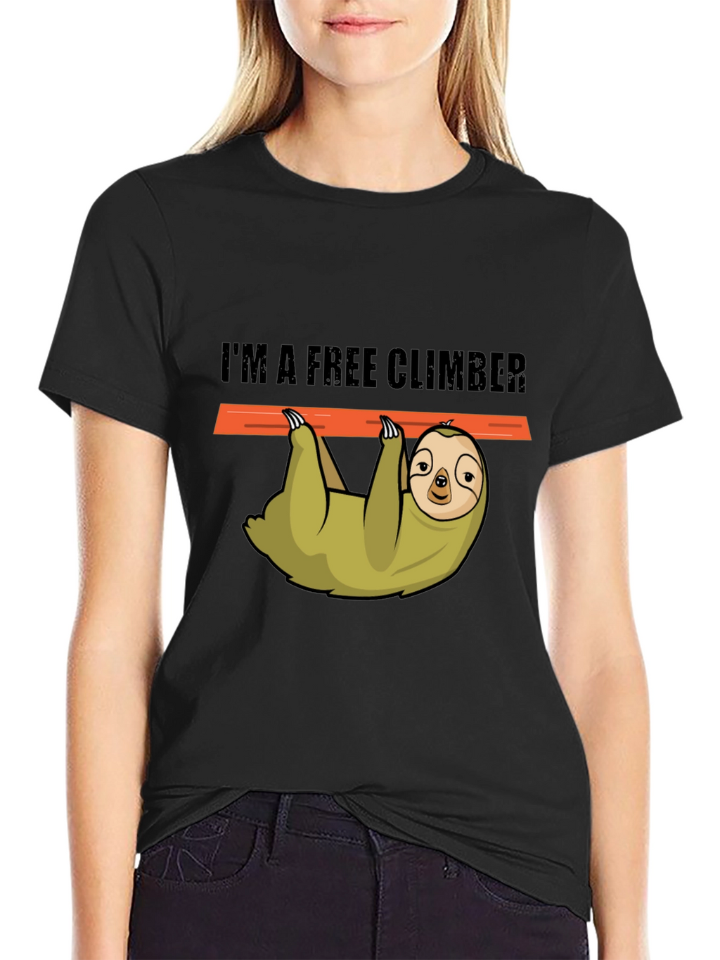 Sloth Free Climber Graphic Tee
