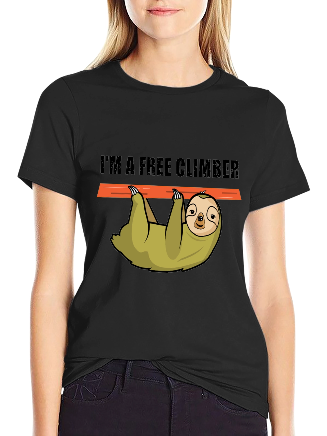 Sloth Free Climber Graphic Tee
