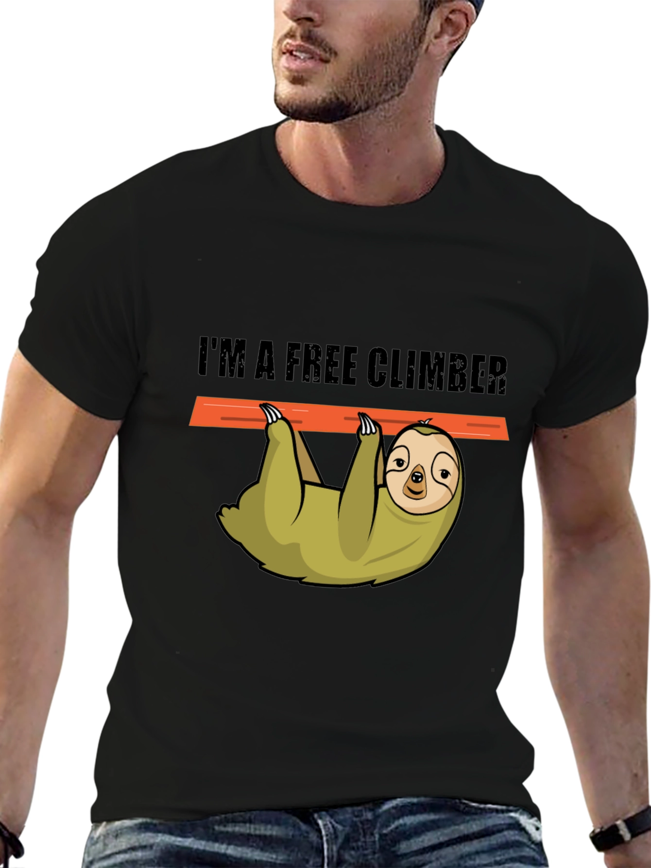 Sloth Free Climber Graphic Tee