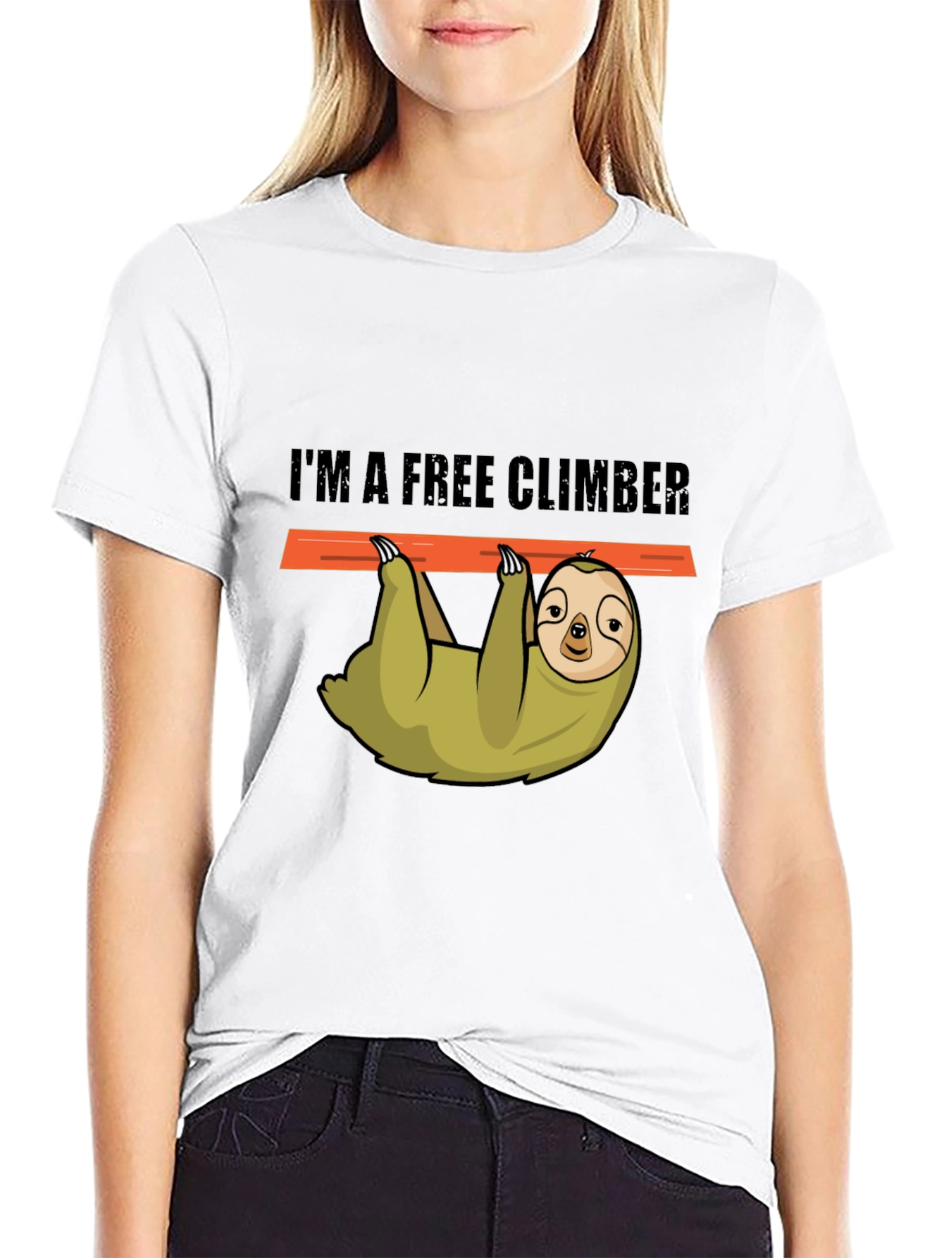 Sloth Free Climber Graphic Tee
