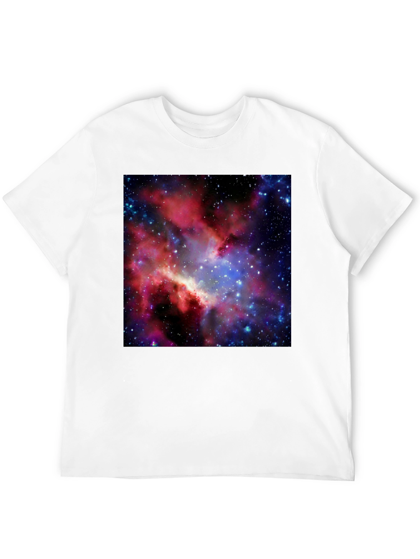 Galaxy Print Black T-Shirt