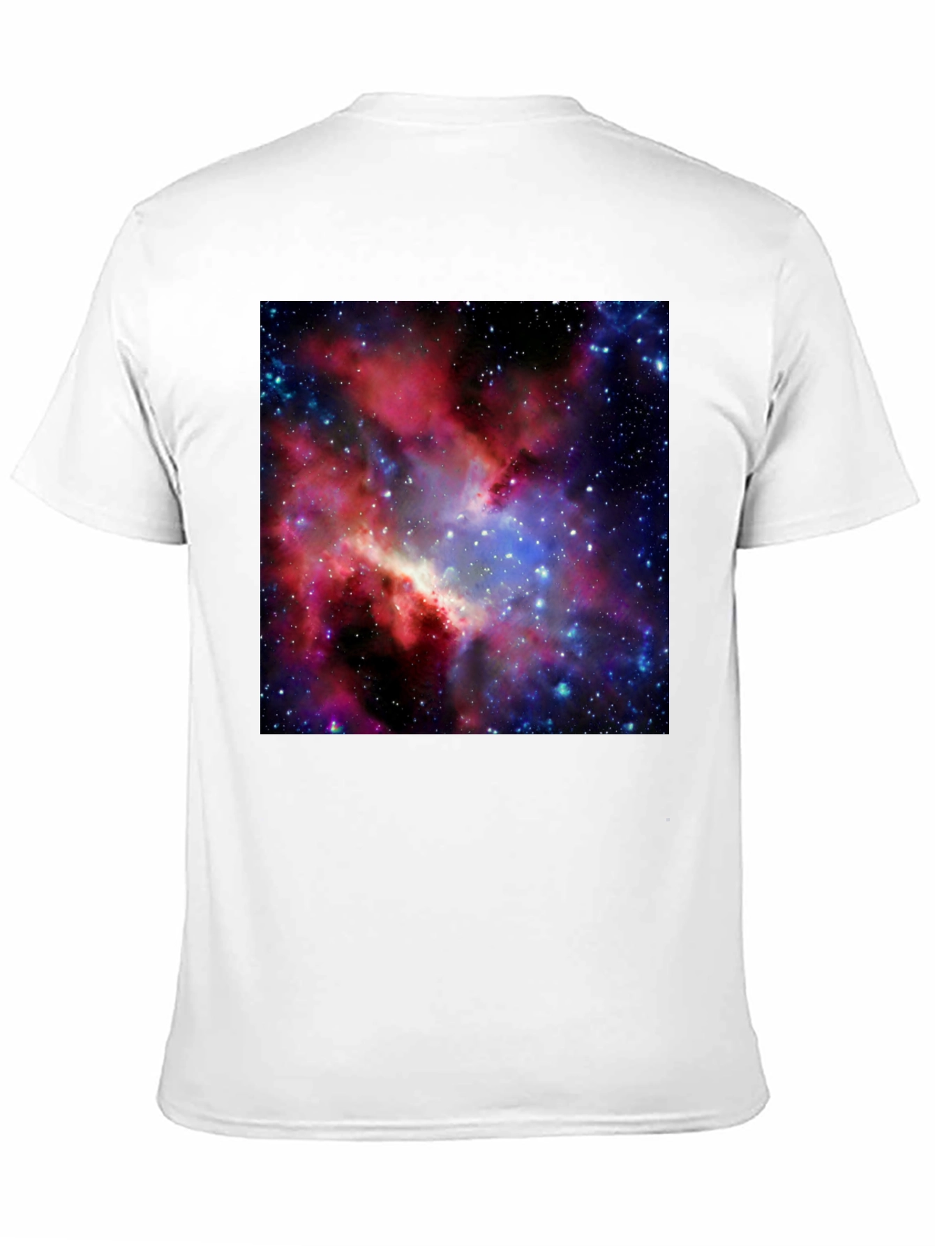 Galaxy Print Black T-Shirt