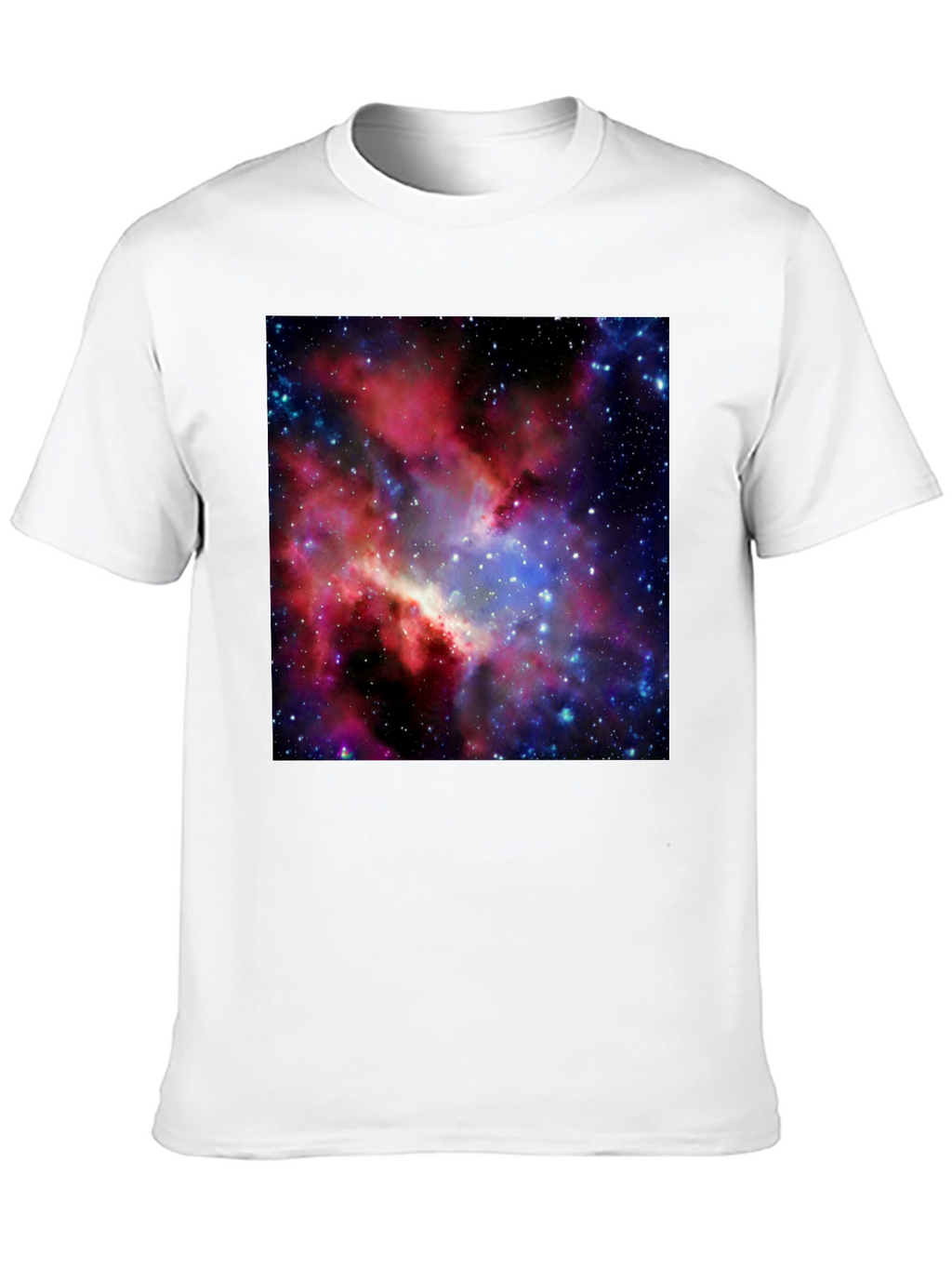 Galaxy Print Black T-Shirt