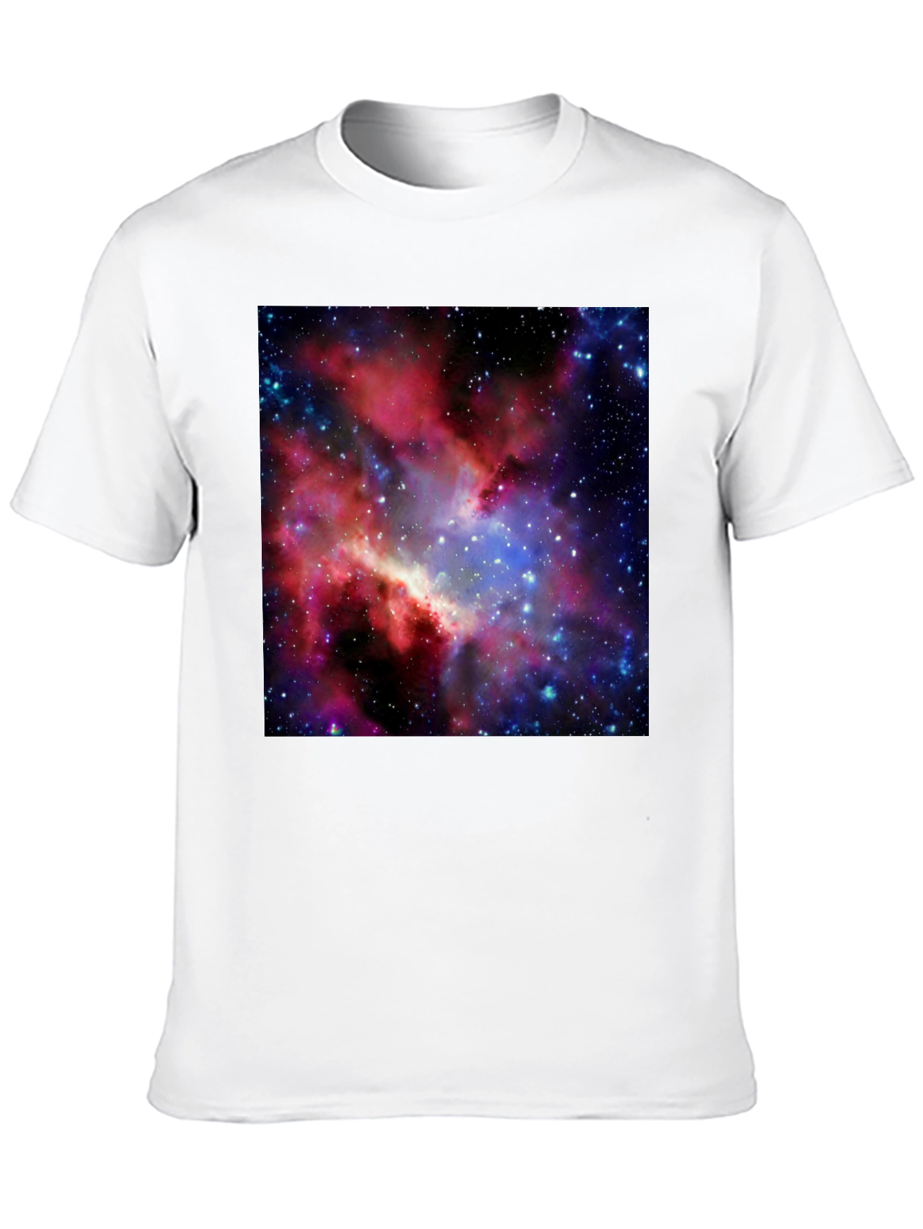 Galaxy Print Black T-Shirt