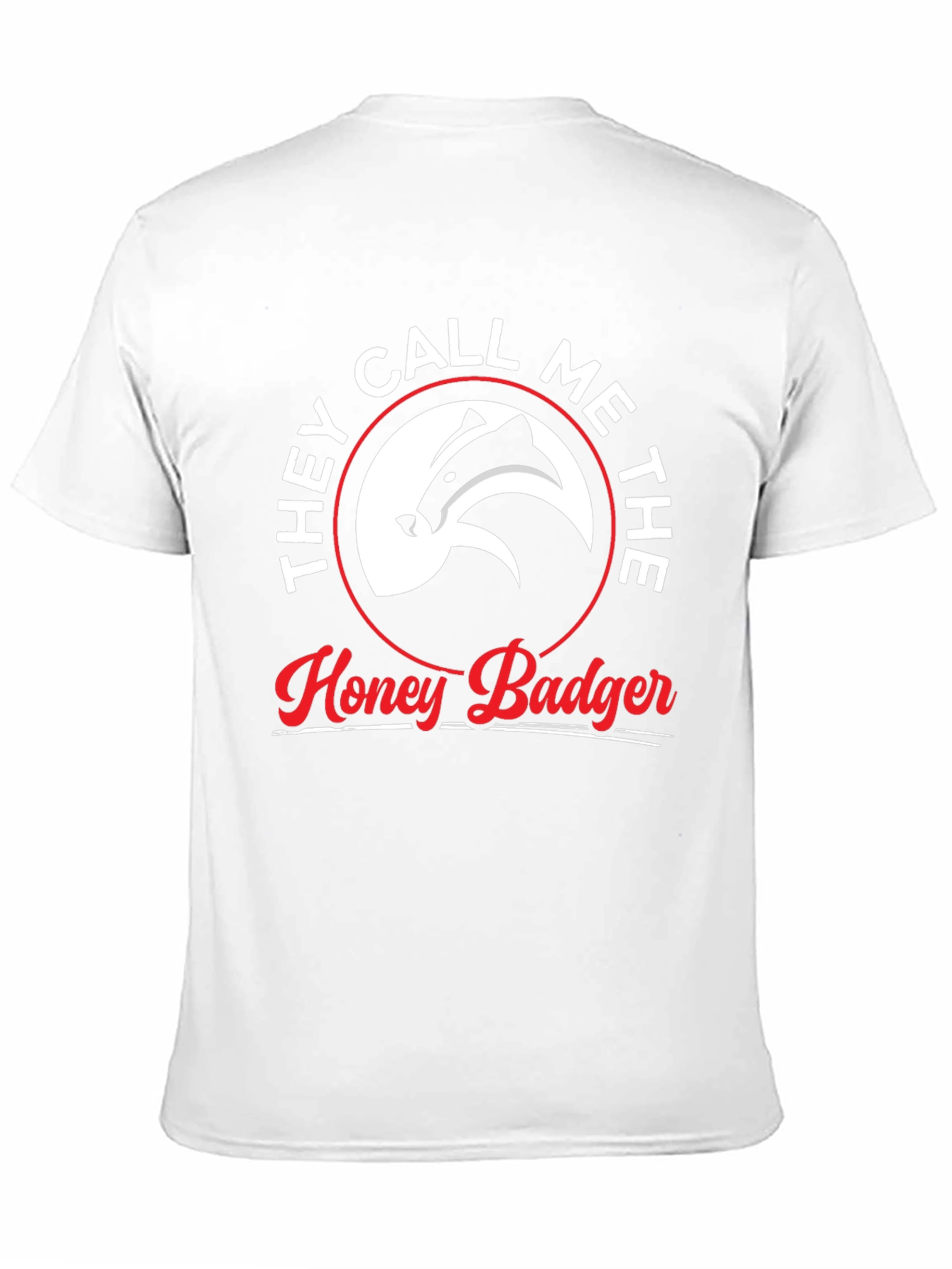 Honey Badger Graphic Tee - Unisex Black Cotton T-Shirt