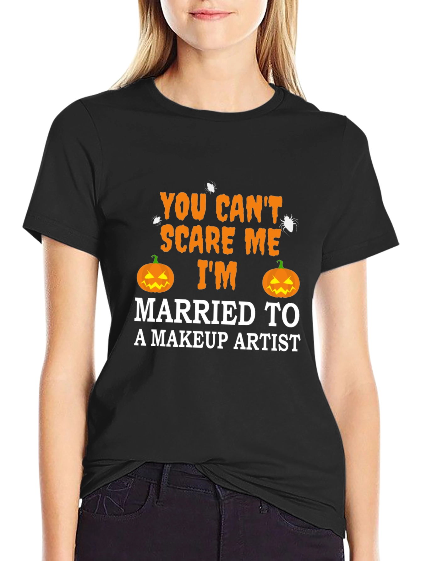 Halloween Married to a Makeup Artist Graphic T-Shirt