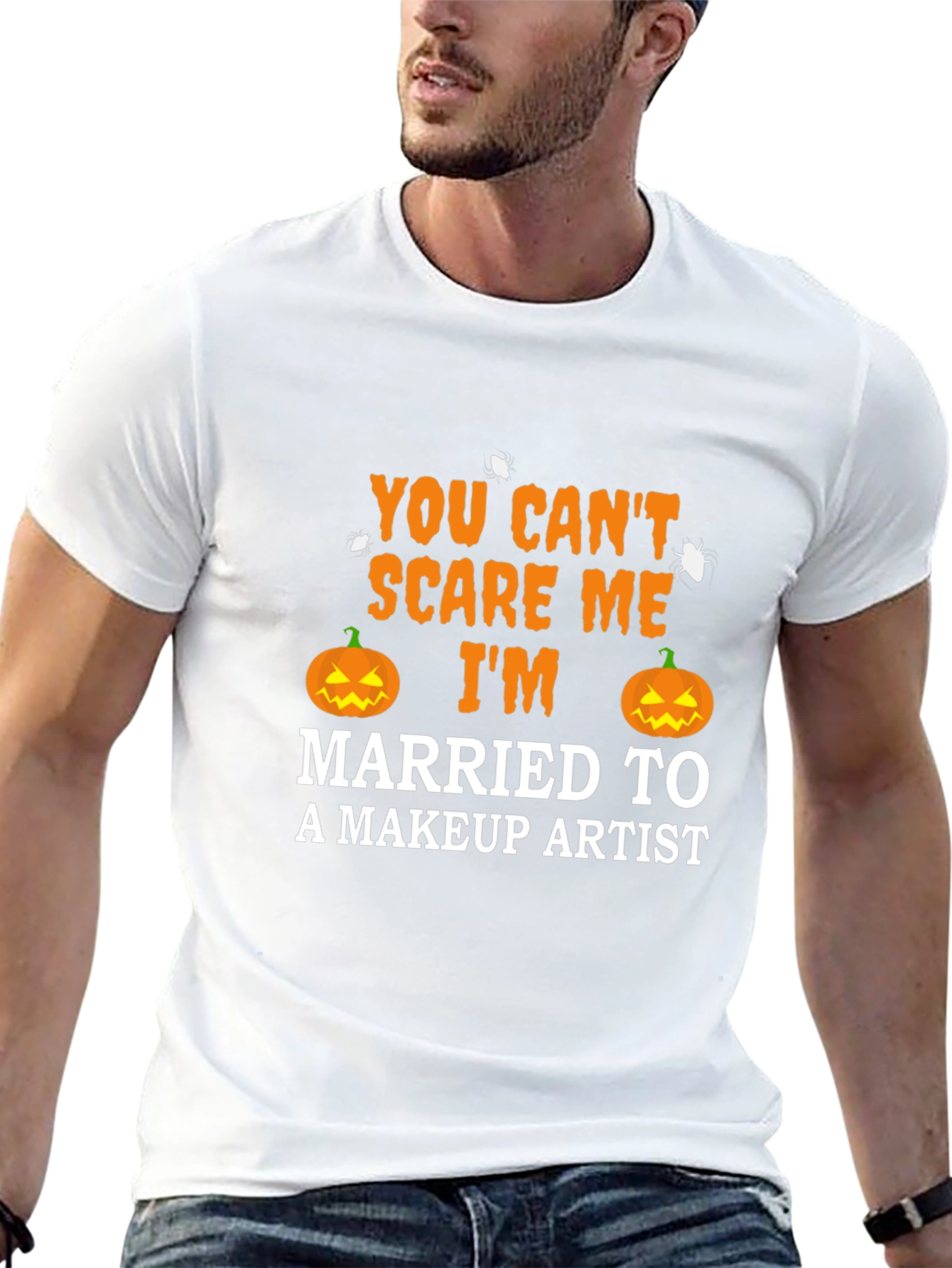 Halloween Married to a Makeup Artist Graphic T-Shirt