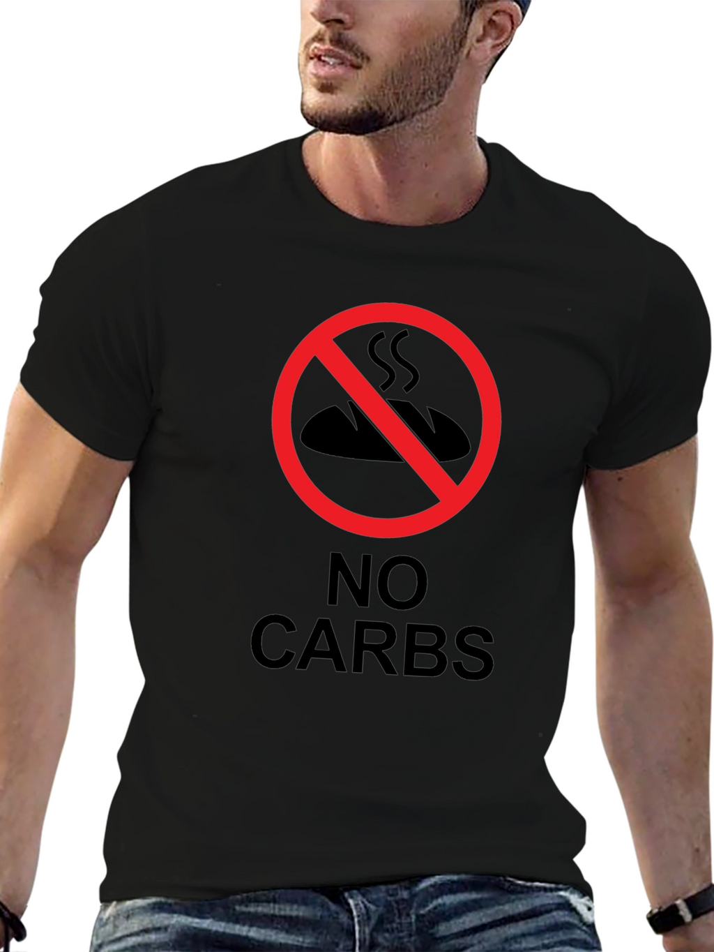 No Carbs T-Shirt - Diet & Fitness