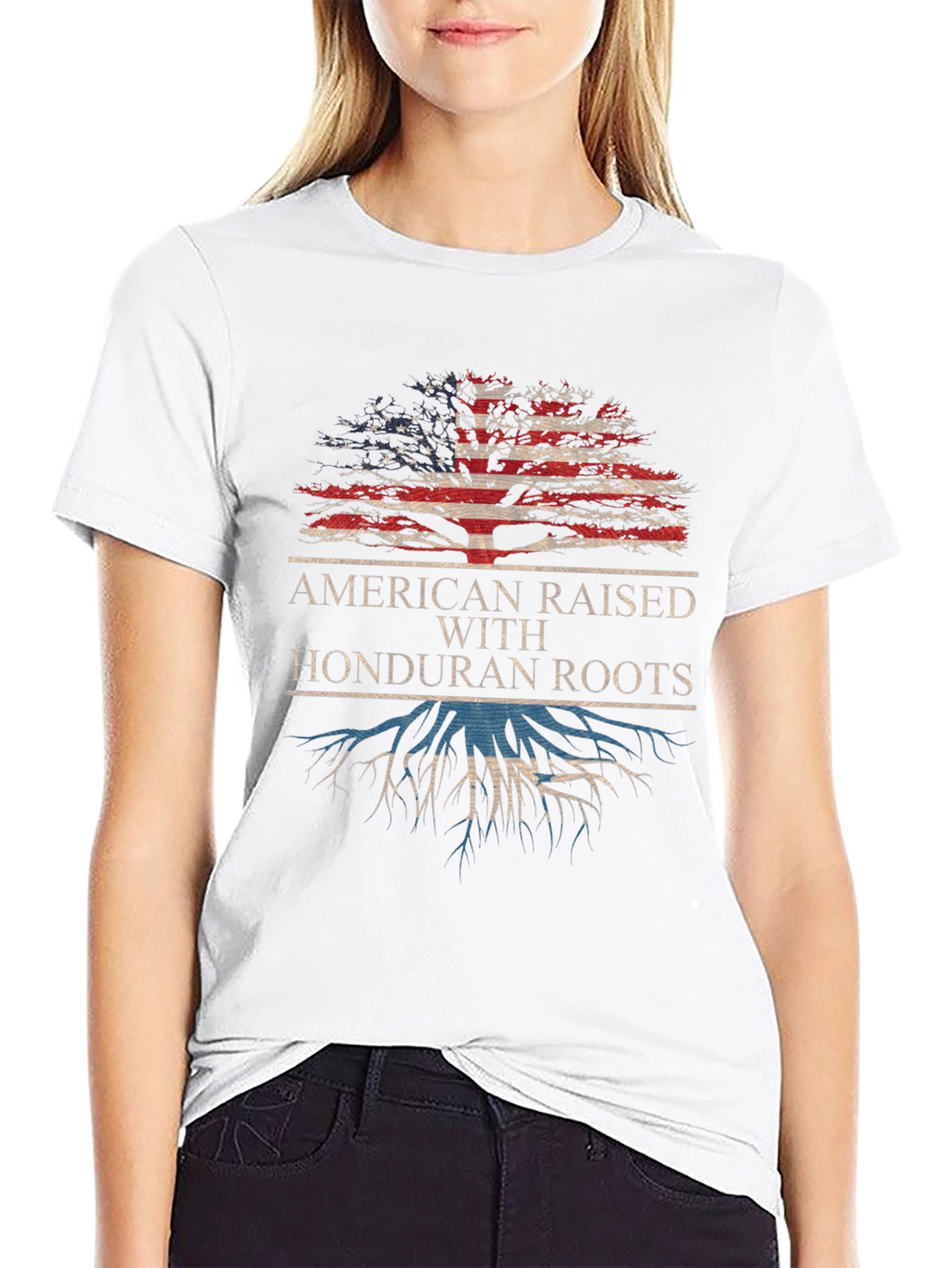 American Raised with Honduran Roots T-Shirt