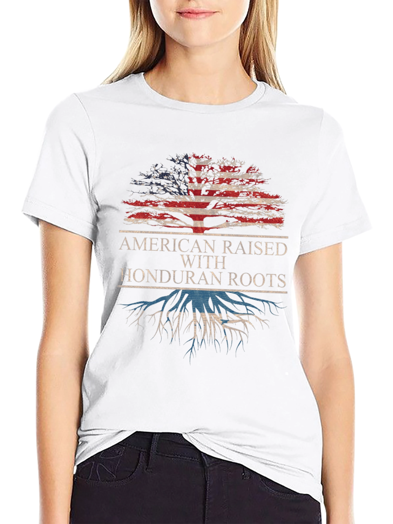 American Raised with Honduran Roots T-Shirt