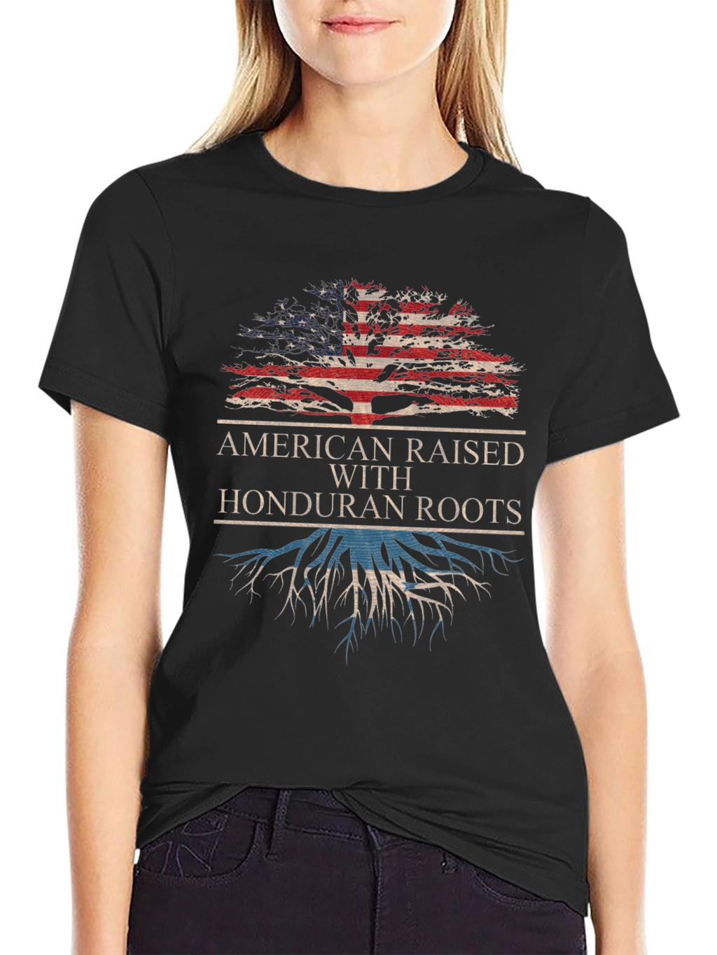 American Raised with Honduran Roots T-Shirt