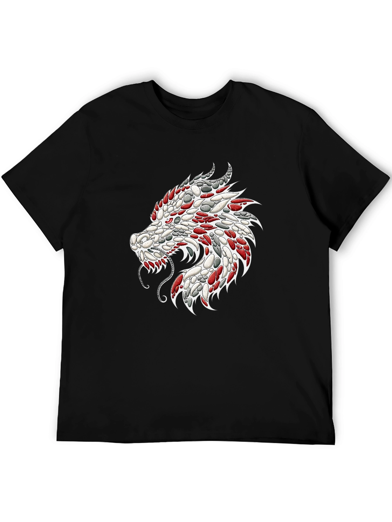 Dragon Head Graphic Tee - Cool Stone Design