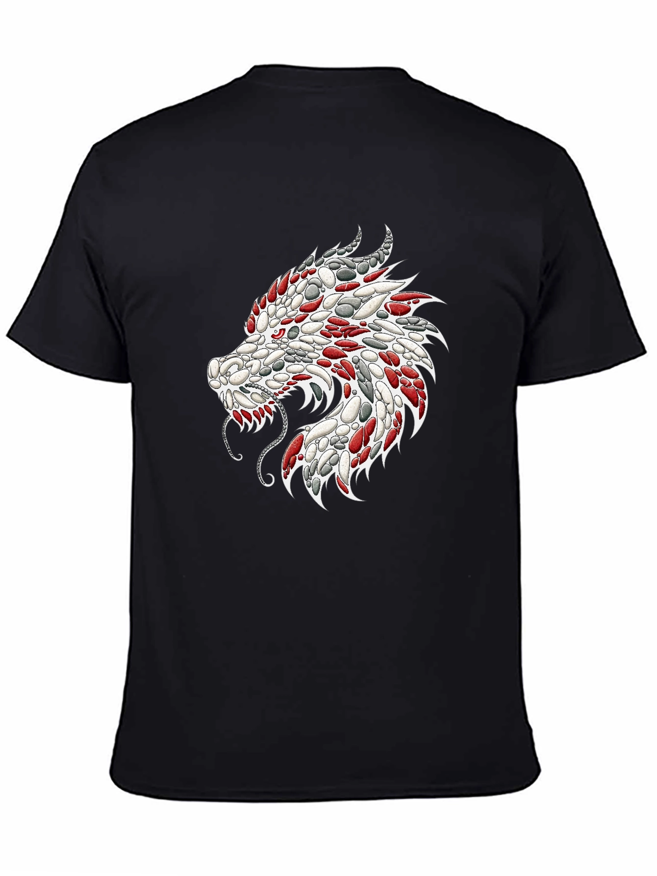 Dragon Head Graphic Tee - Cool Stone Design