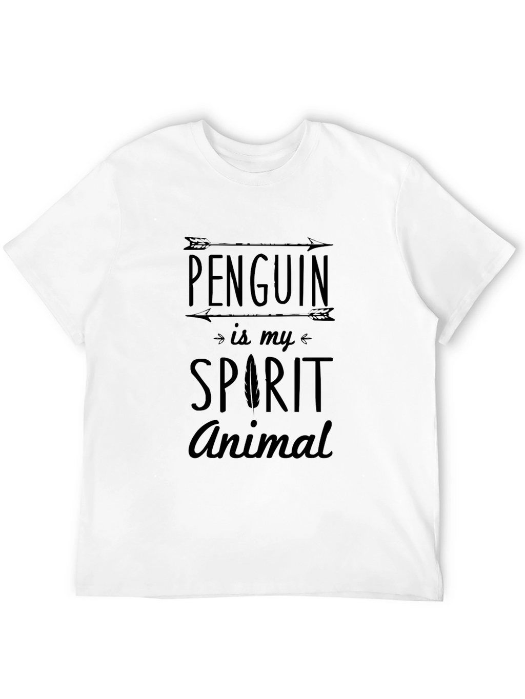 Penguin Spirit Animal Graphic T-Shirt