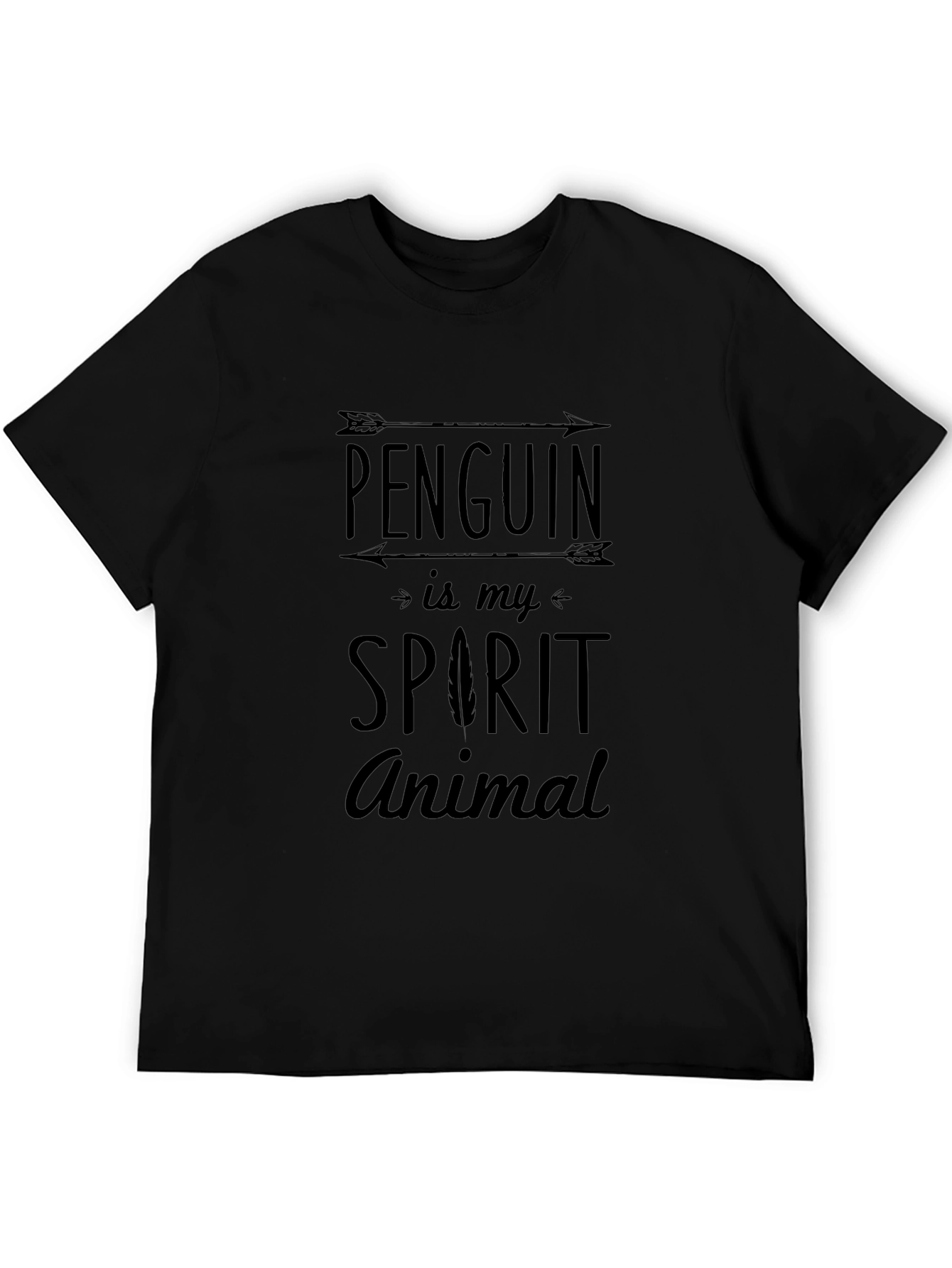 Penguin Spirit Animal Graphic T-Shirt